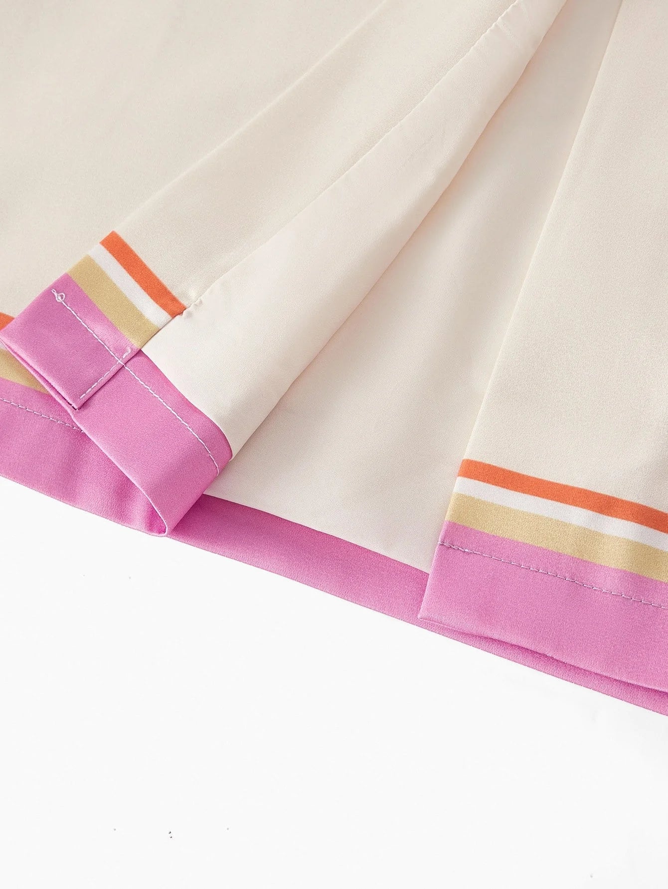 PREMIUM SATIN ELEGANT RIBBED FABRIC FLORAL PRINT TIE FRONT MIDI DRESS