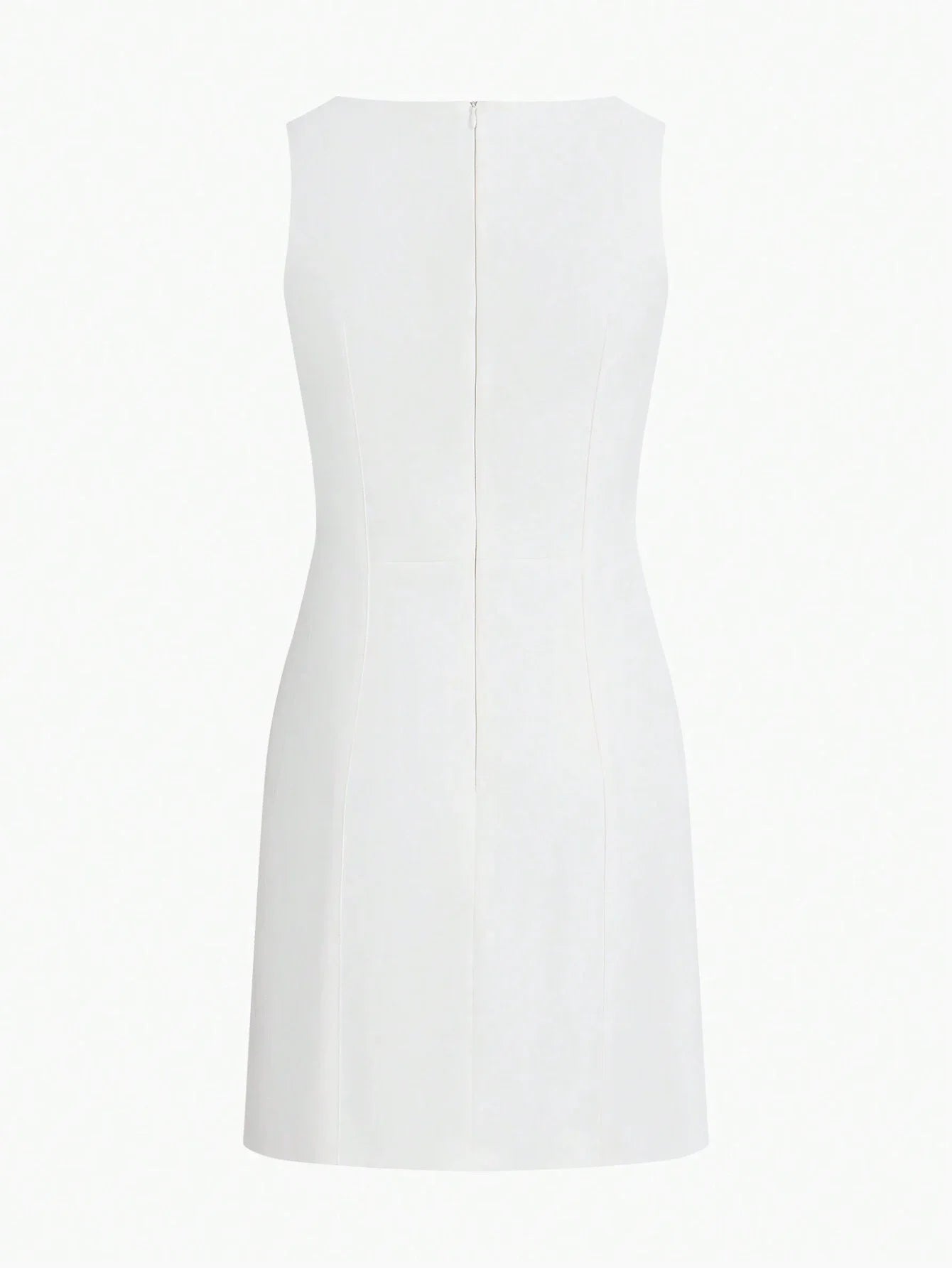 PREMIUM SOLID SLIM FIT MINI DRESS