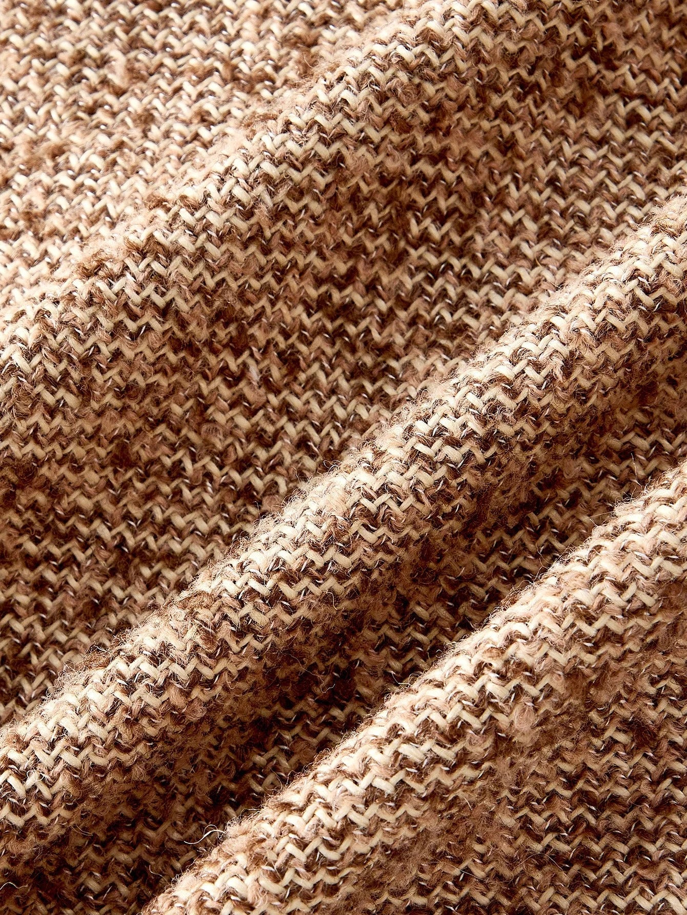 PREMIUM TWEED AUTUMNWINTER CONTRAST FAUX FUR WOOL BLEND MINI DRESS