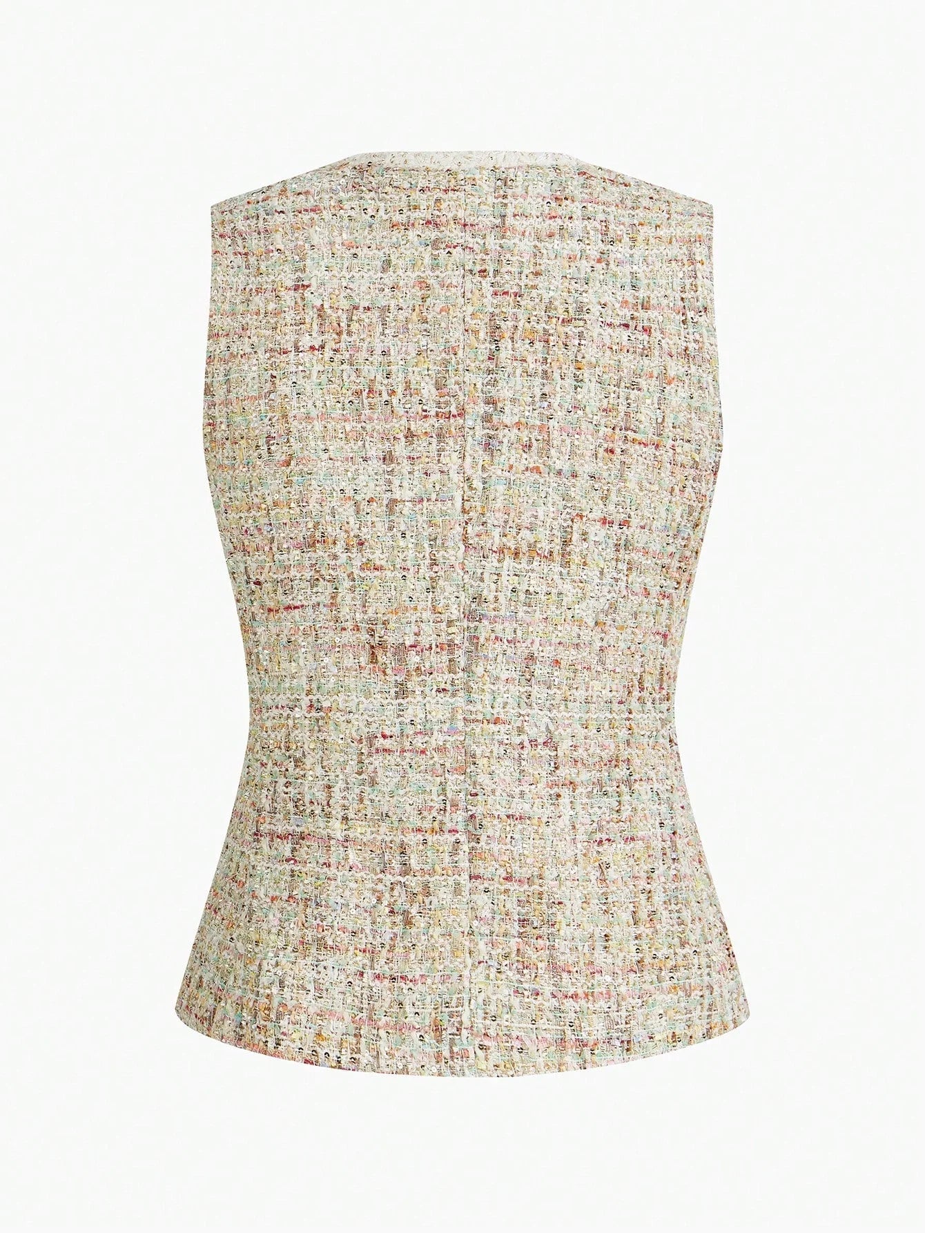 PREMIUM TWEED CONTRAST BINDING WAISTCOAT