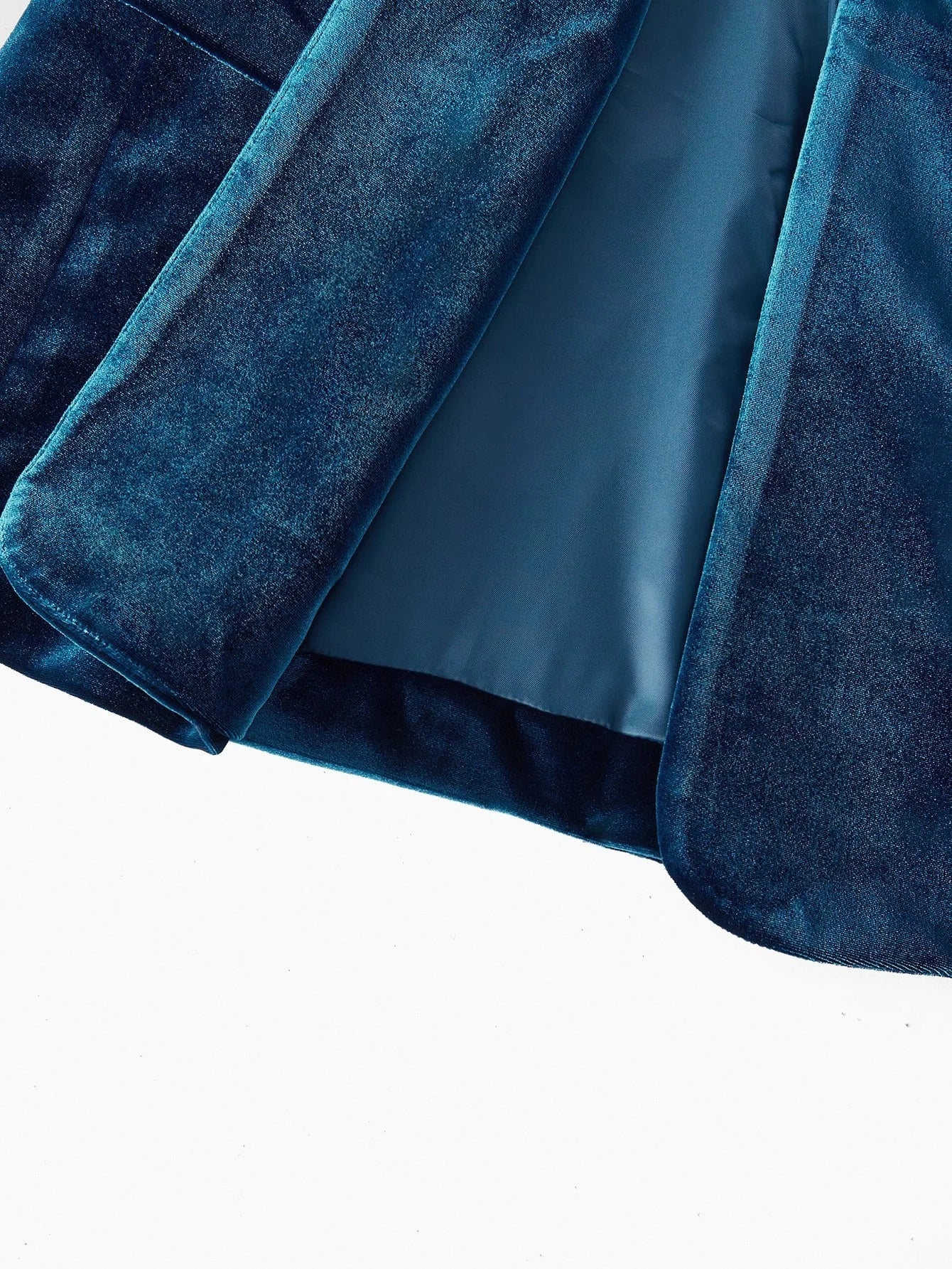 PREMIUM VELVET CONTRAST FAUX FUR STRUCTURED BLAZER AUTUMNWINTER