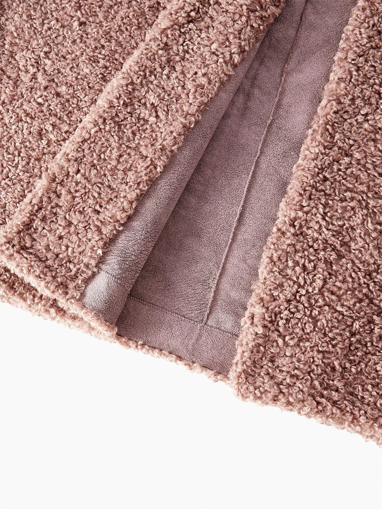 PREMIUM WOMENS LONG FAUX FUR CINCHED WAIST JACKET AUTUMNWINTER