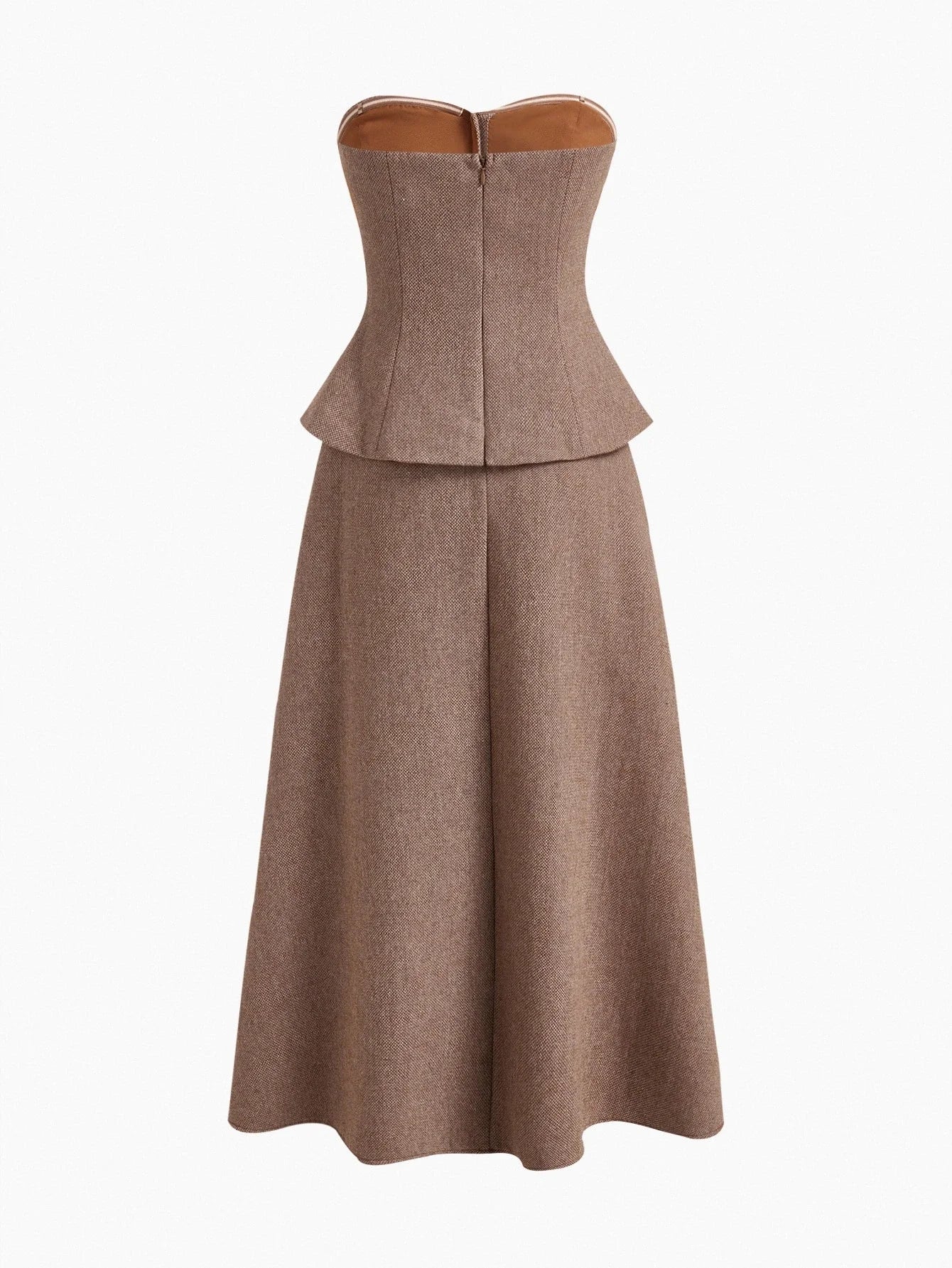 PREMIUM WOOL AUTUMNWINTER ALINE TUBE DRESS