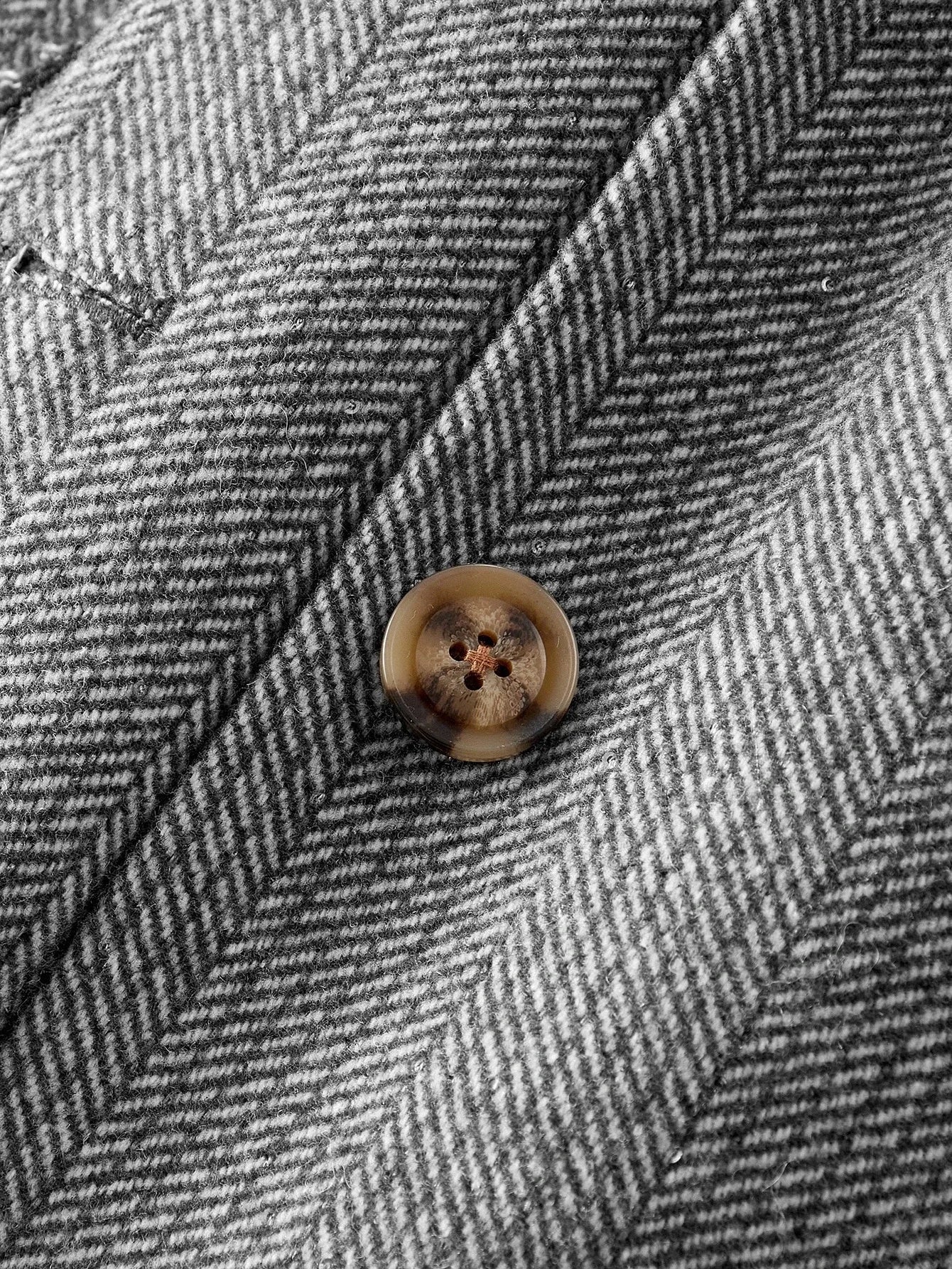 PREMIUM WOOL EMBROIDERY BUTTON UP OVERCOAT