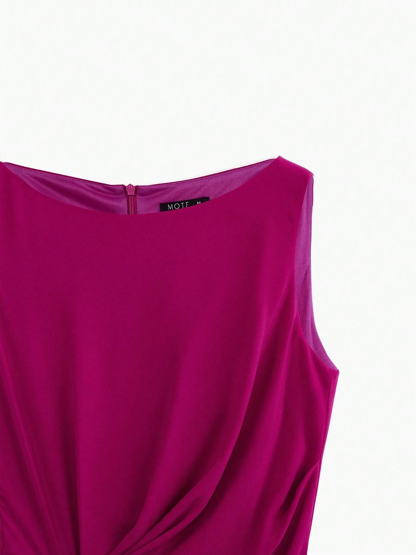 PREMIUM WOVEN WOMENS RUCHED STEREO FLOWER SOLID DRESSVALENTINES DAY OUTFIT