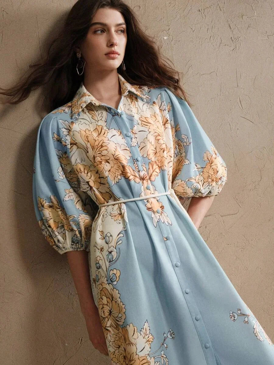 Printed Casual Vacation Bohemian Dress For Women