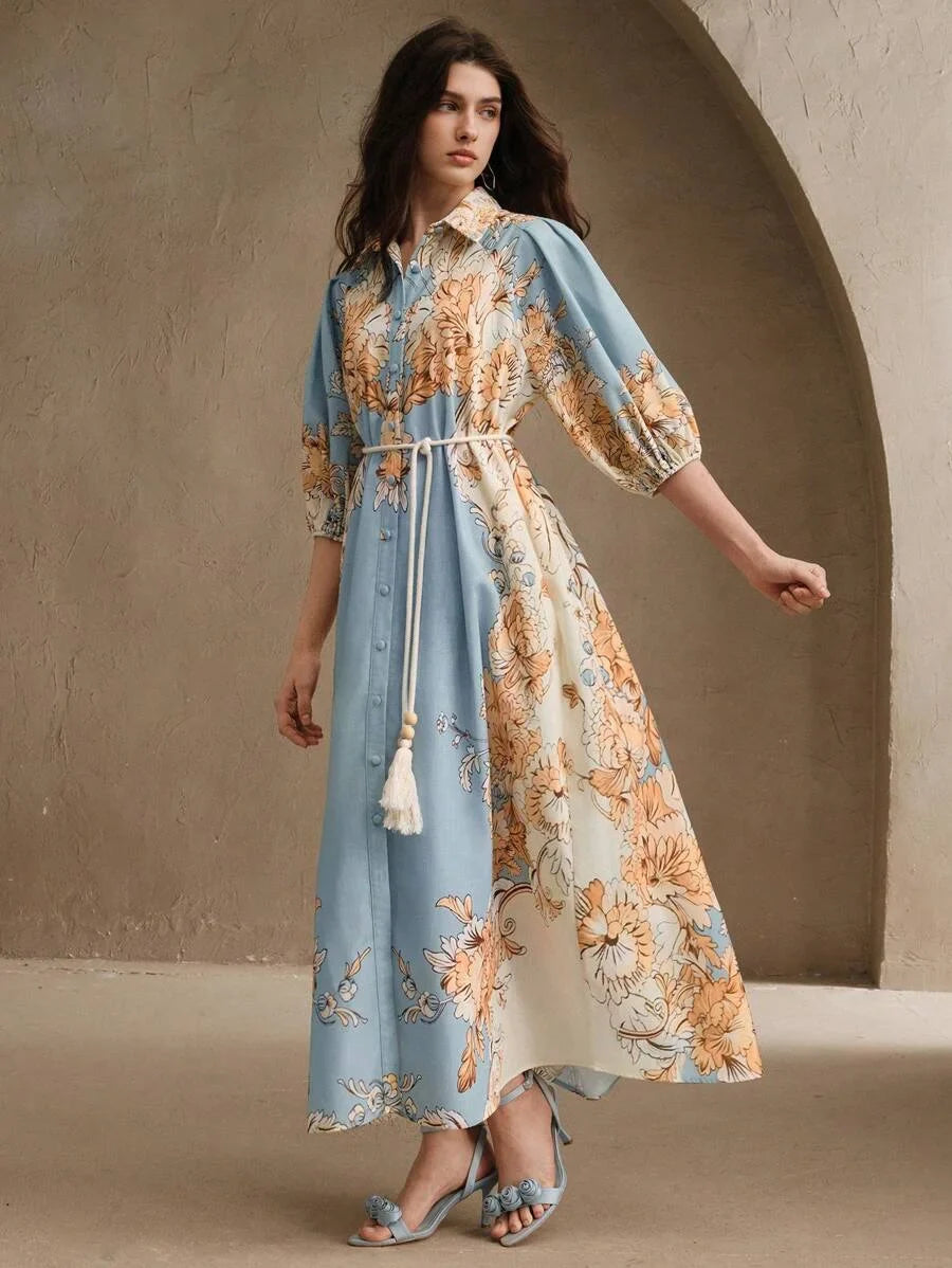Printed Casual Vacation Bohemian Dress For Women