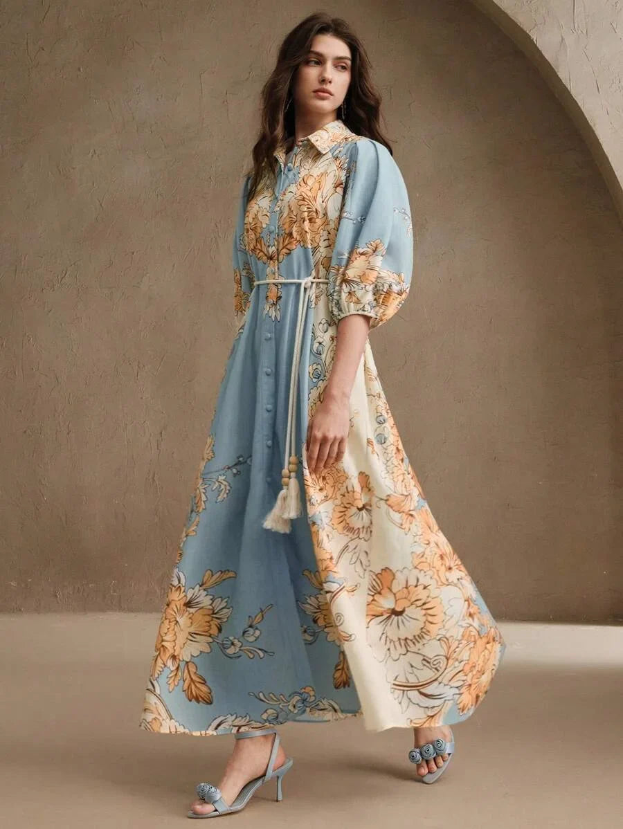 Printed Casual Vacation Bohemian Dress For Women
