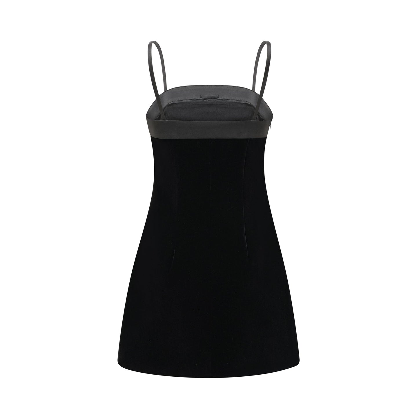 Reeva bowembellished velvet mini dress