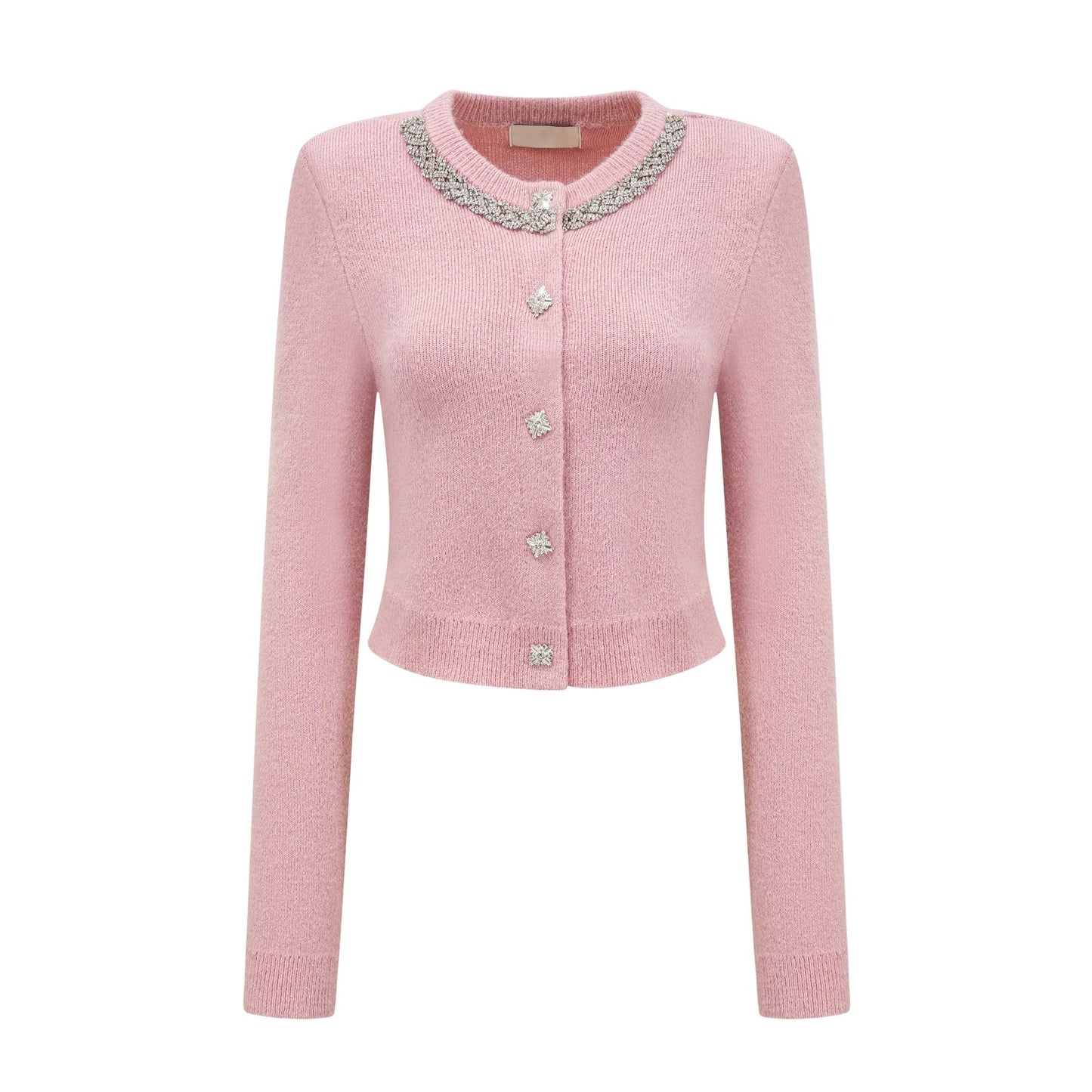 Renée pink embellished jacket skirt matching set