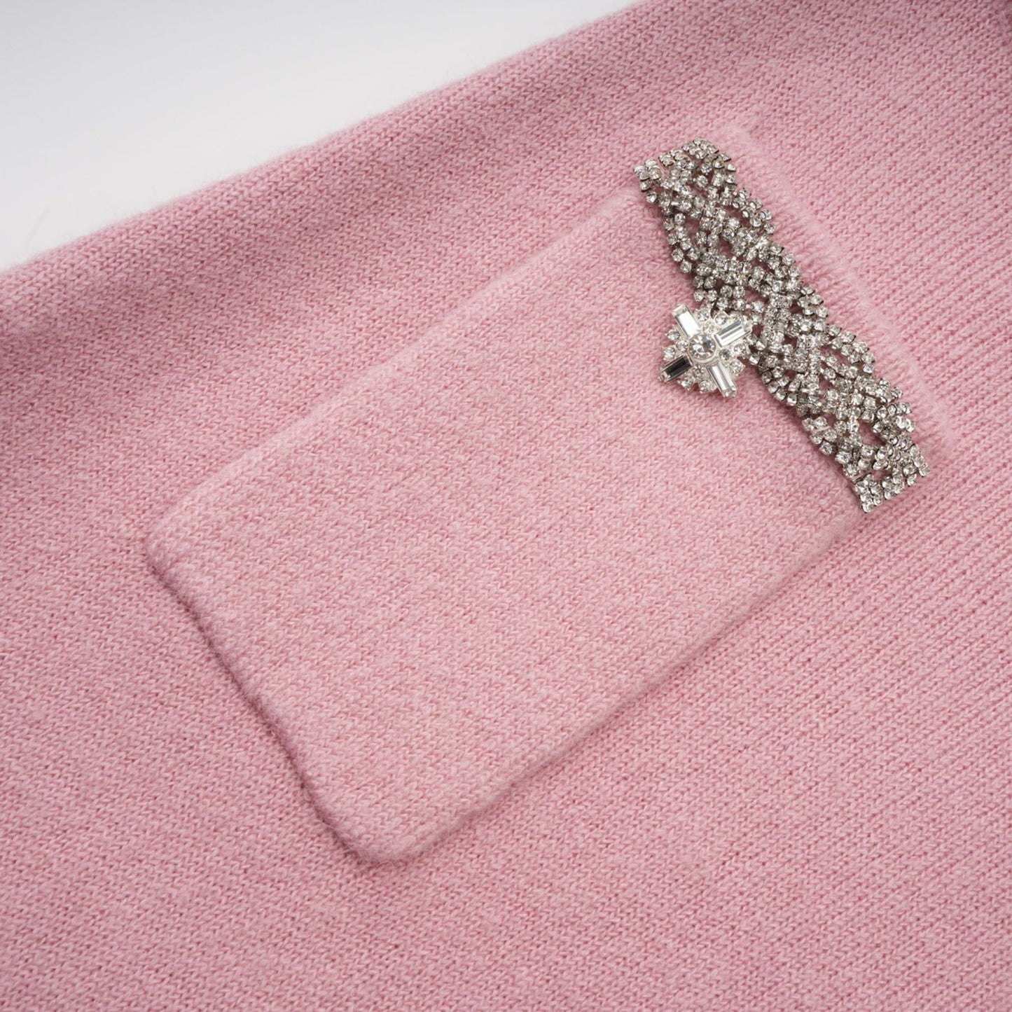 Renée pink embellished jacket skirt matching set