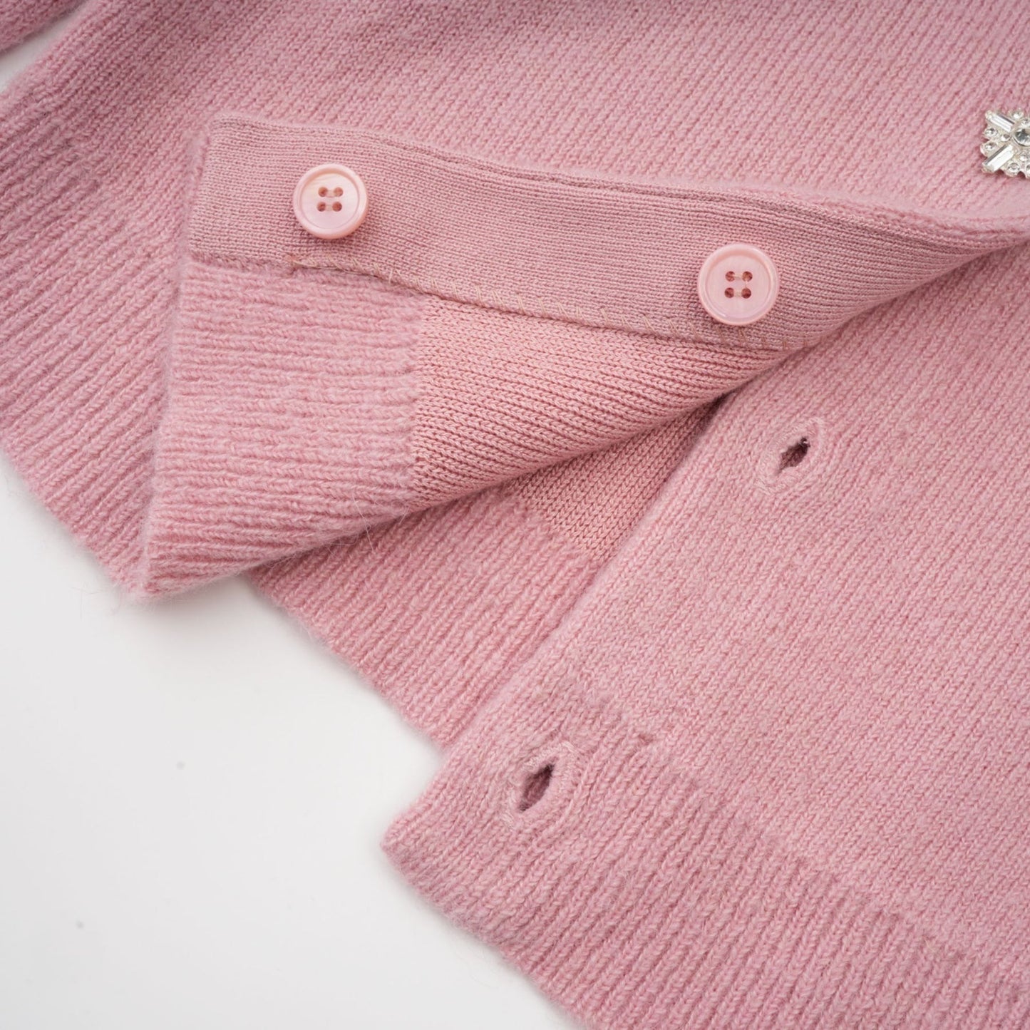 Renée pink embellished jacket skirt matching set