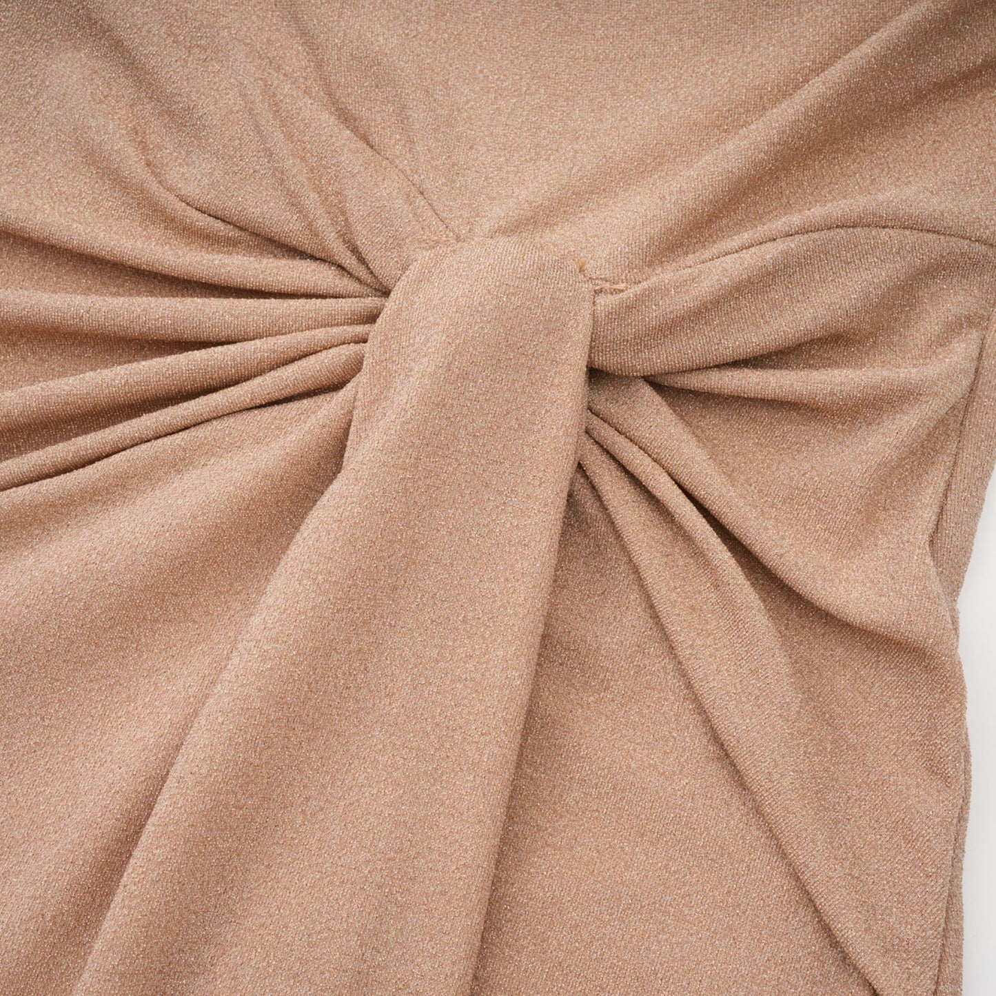 Rosalie gold asymmetrical pleated maxi dress