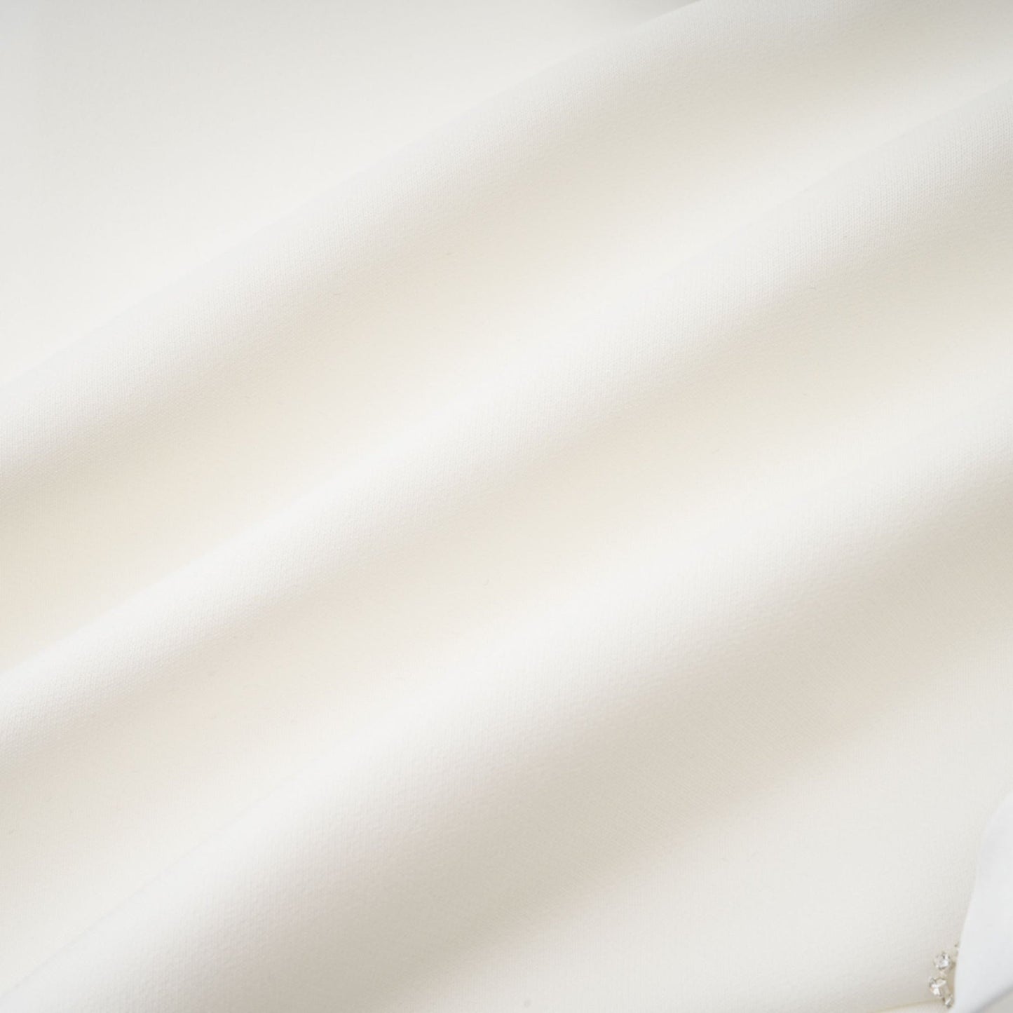 Rosalie white fauxflower mini dress