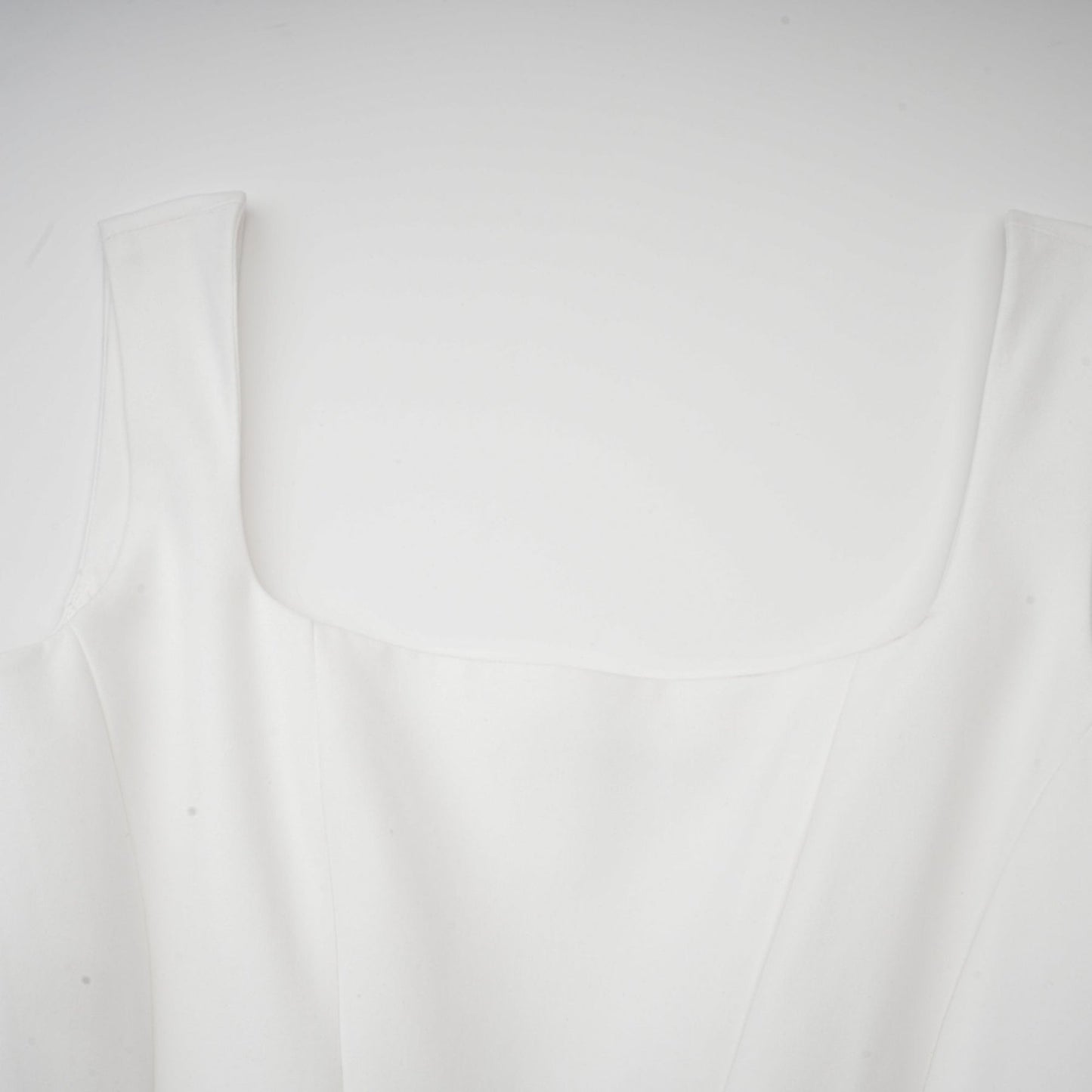 Sadie white pleated corset gown dress