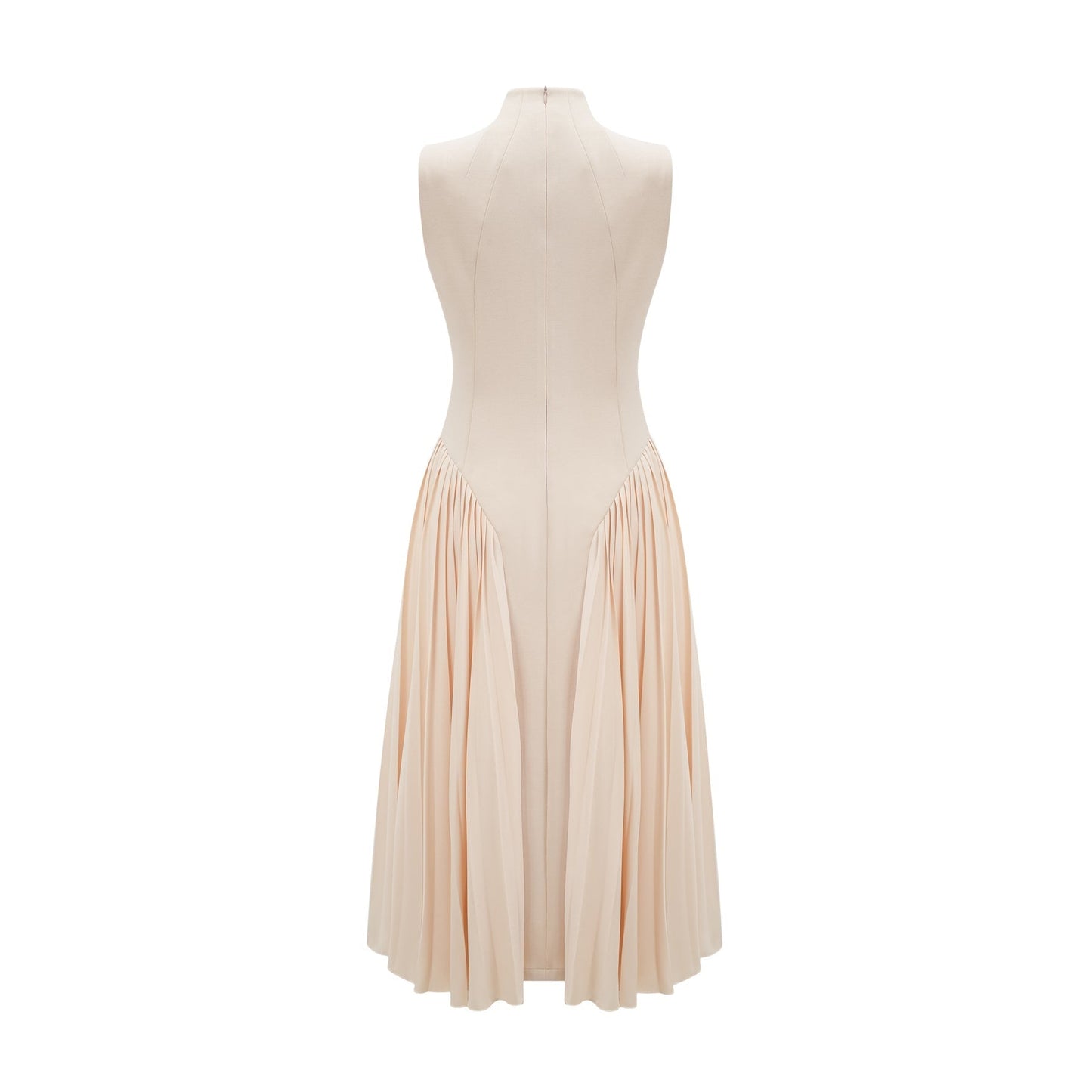 Safiya sleeveless pleated dress
