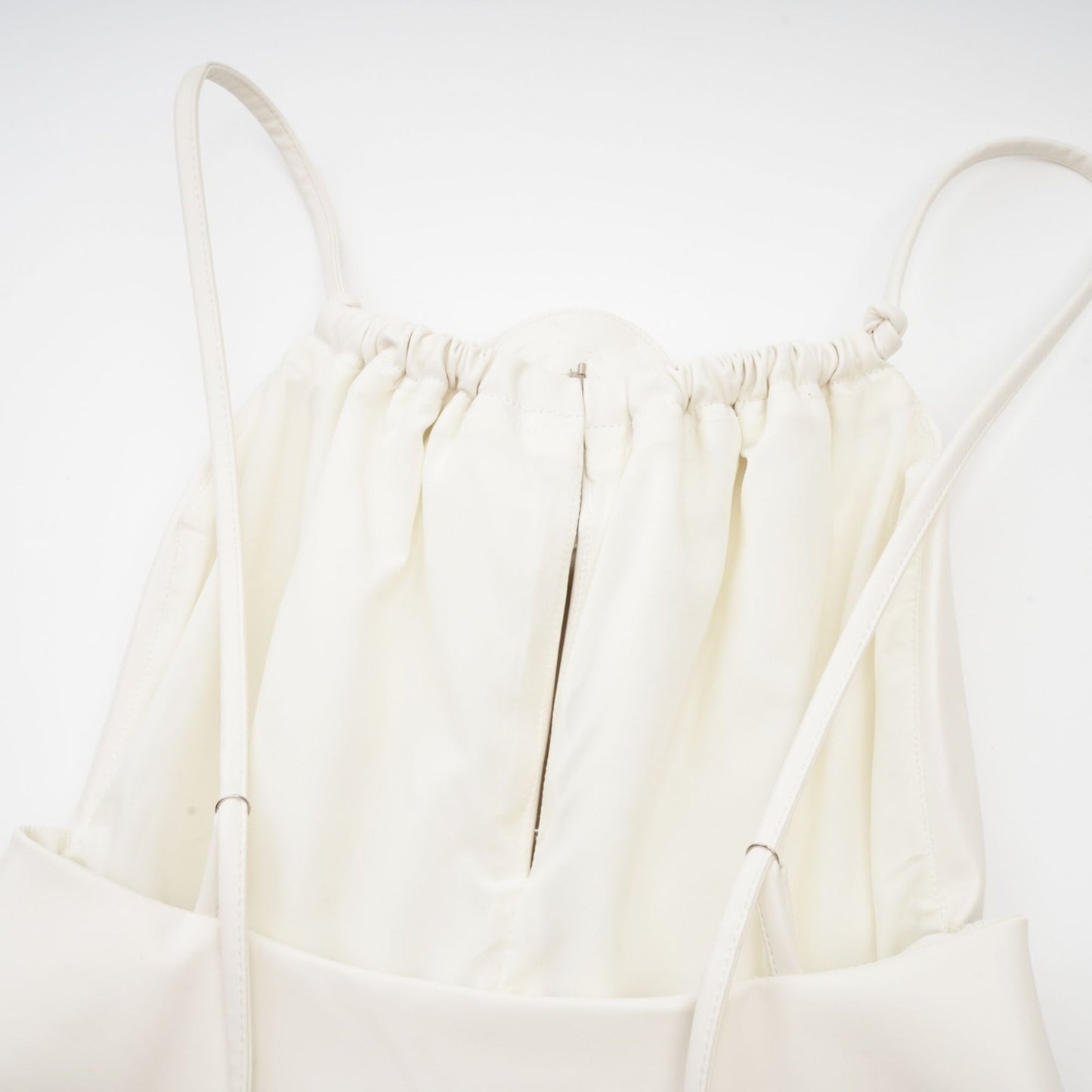 Sancia floralappliqué leather top