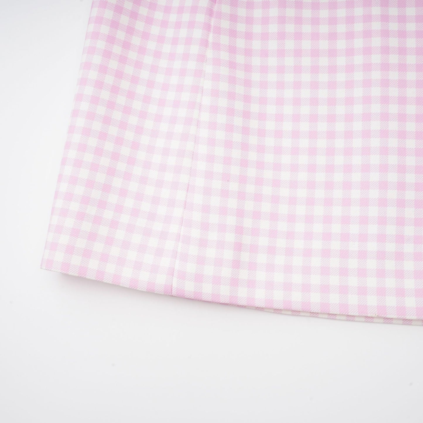 Sandrine ginghamcheck top skirt matching set