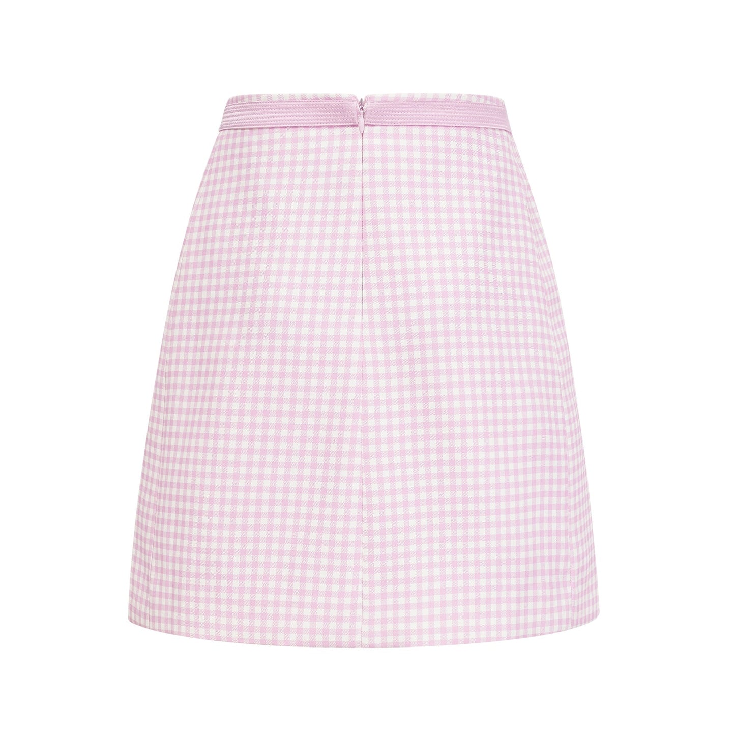Sandrine ginghamcheck top skirt matching set
