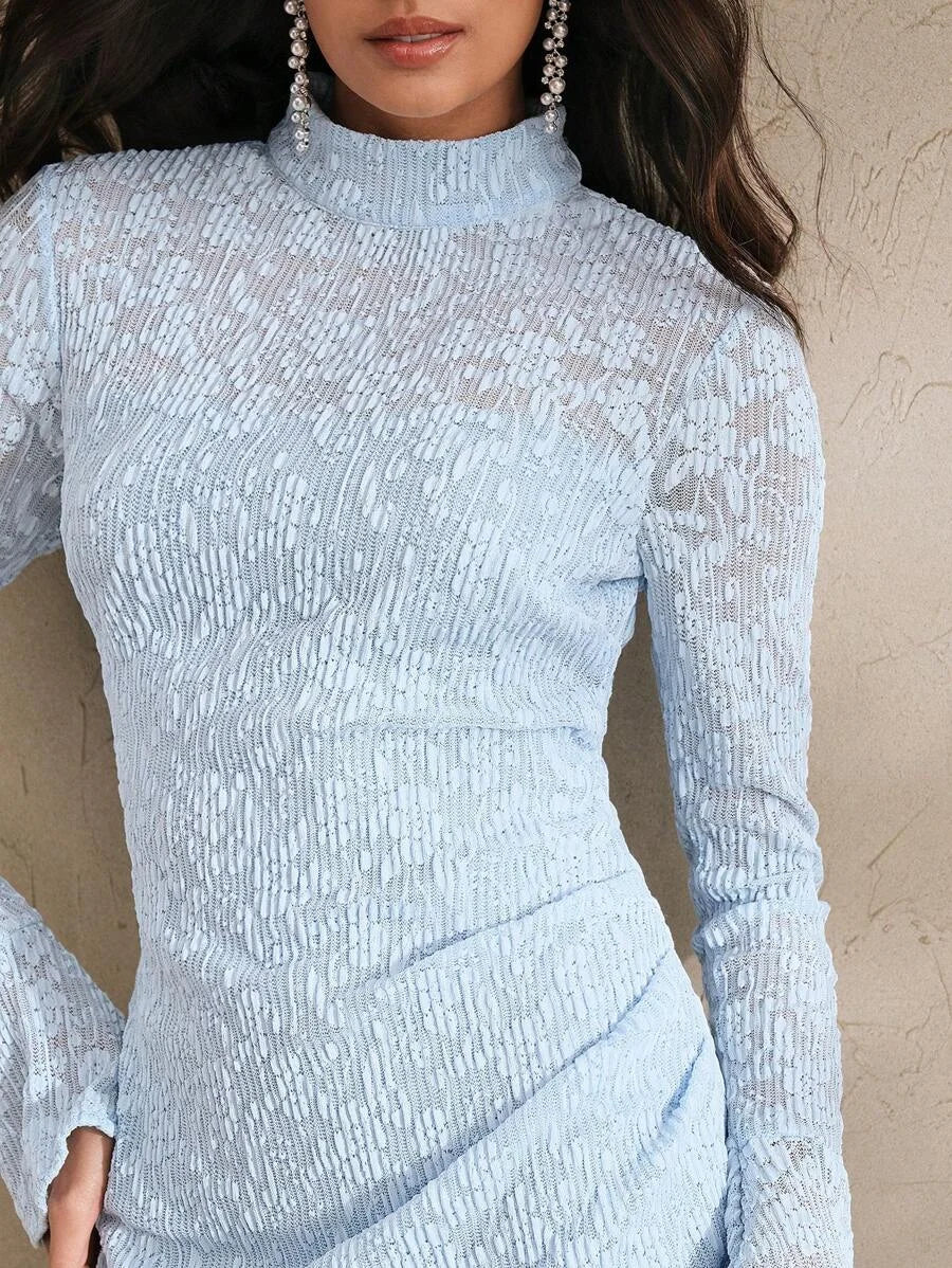 Sexy Elegant Fitted Waist Long Dress For Women Apricot Color Spring Summer Festival Casual Vacation