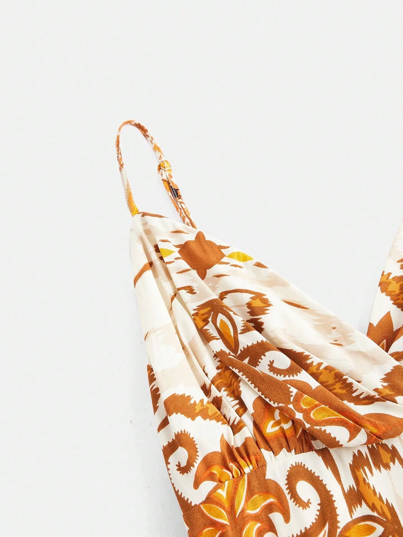 Sleeveless VNeck Backless Floral Print Dress Bohemian SpringSummer Outfits For Women