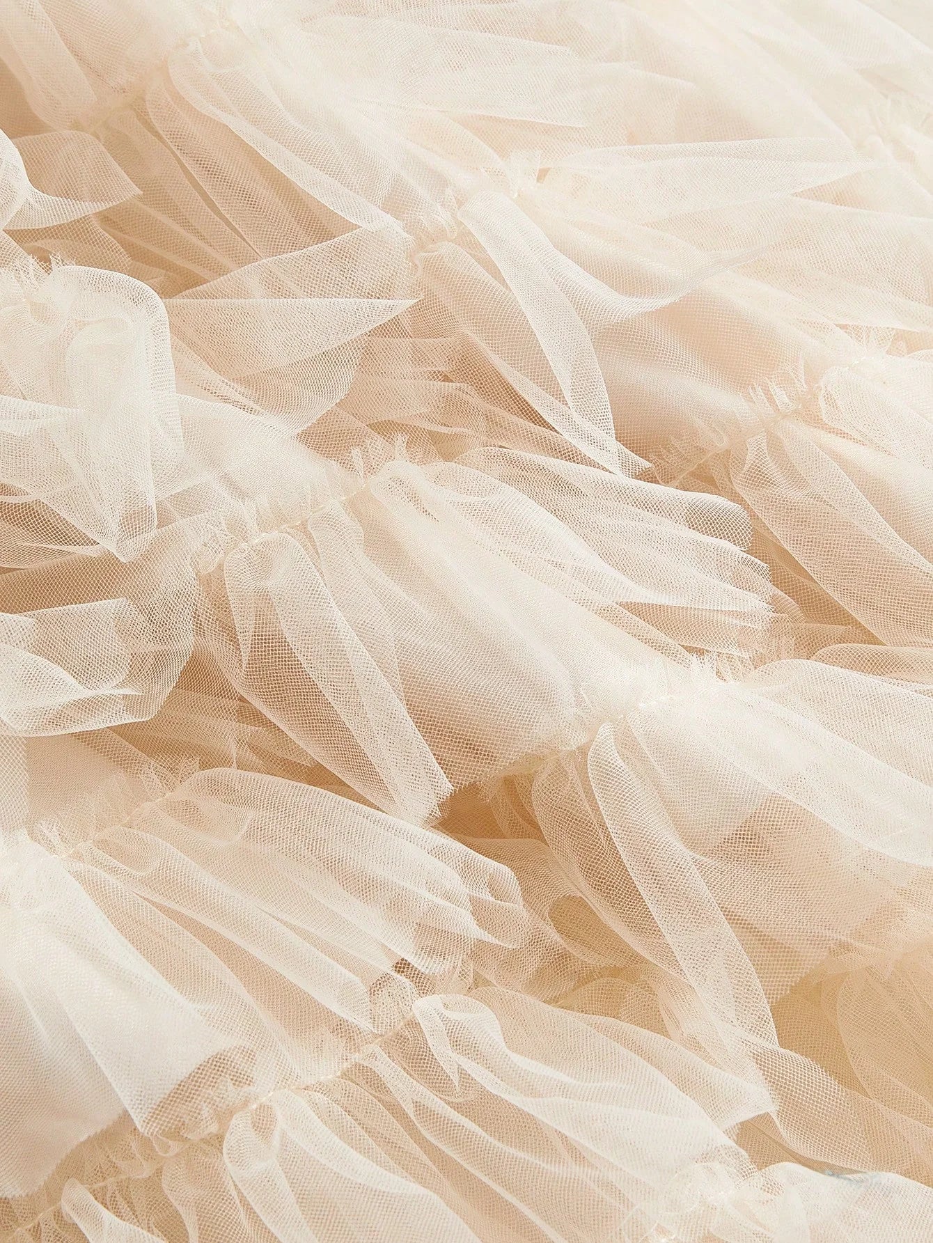 Soiréza SEQUIN EMBROIDERY MESH LAYERED COCKTAIL DRESS