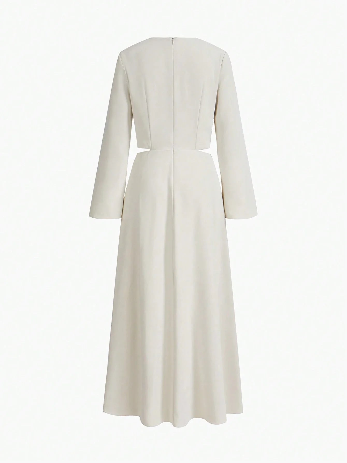 Soiréza SEQUIN FLORAL PATTERN VNECK CUTOUT WAIST COCKTAIL DRESS