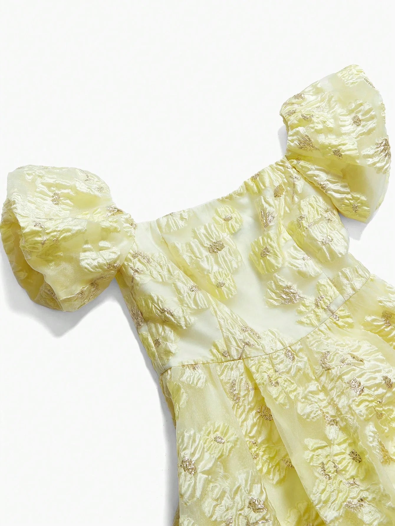 Soiréza WOMENS COLOR JACQUARD WEAVE OFF SHOULDER COCKTAIL DRESS