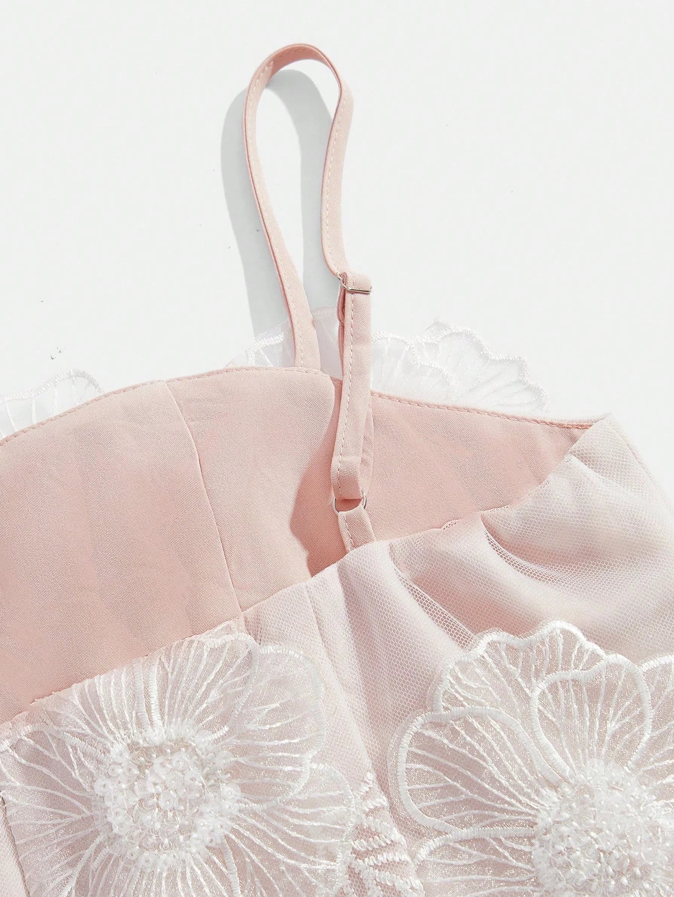 Summer Holiday Casual Festival Vacation Holiday Elegant Embroidered Floral Beaded White Organza