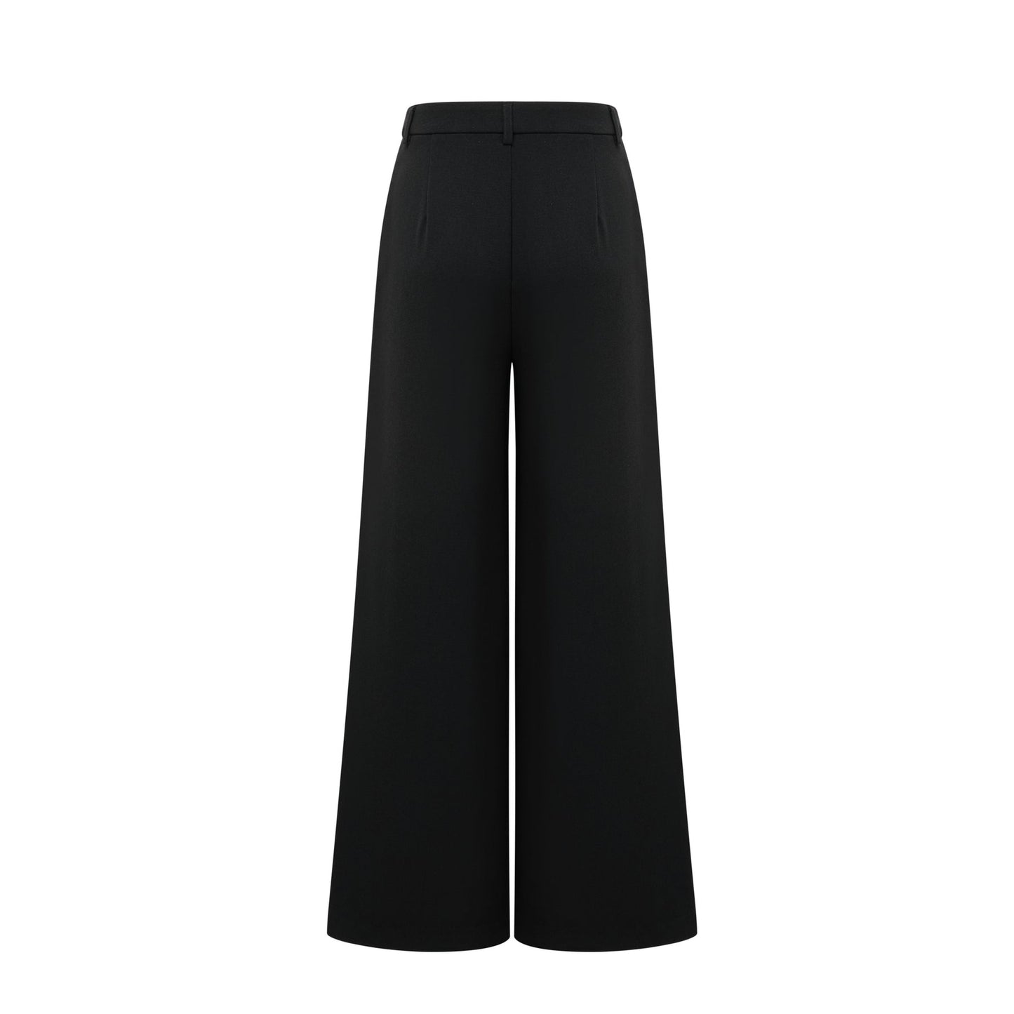 Suzanne black pleated jacket trousers matching set