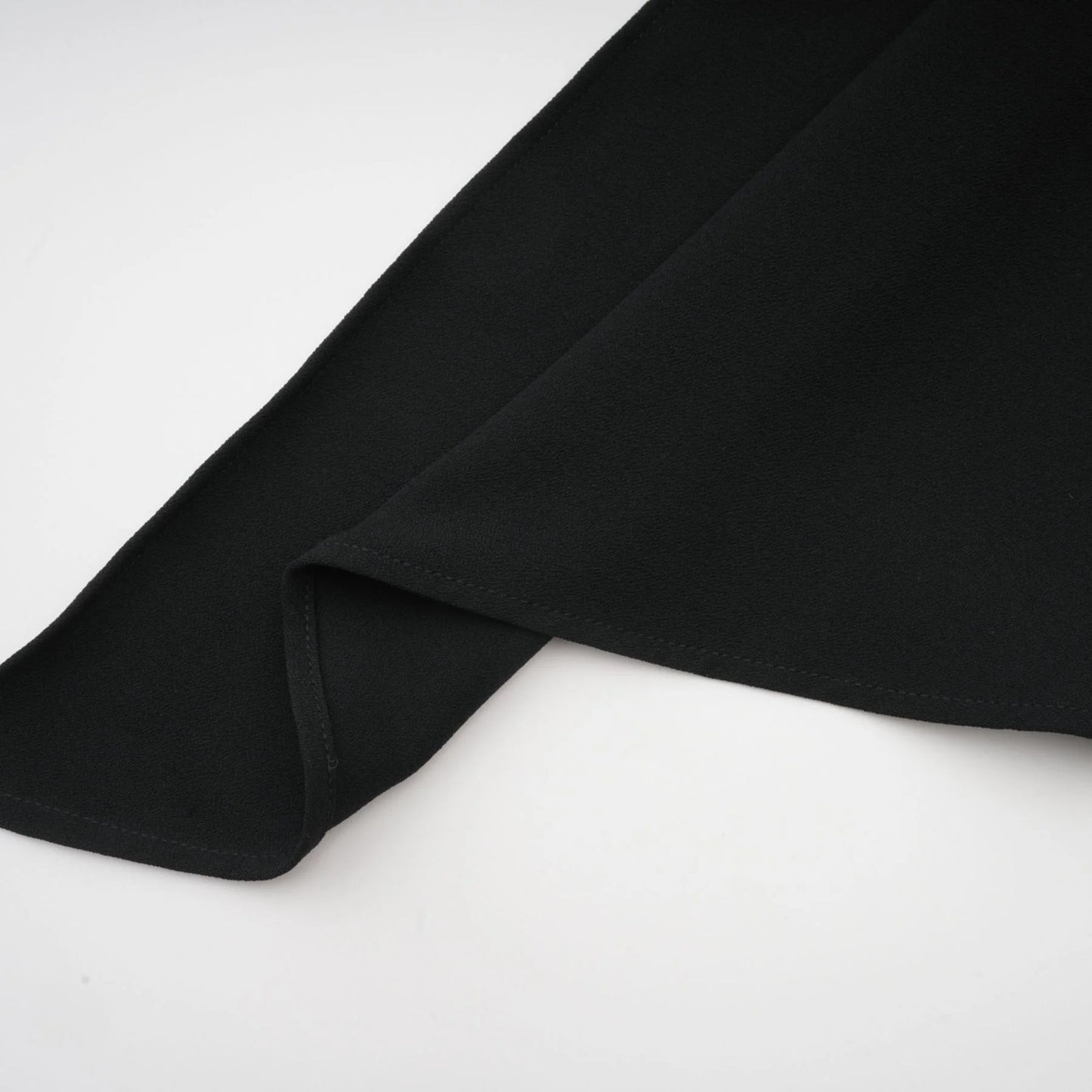 Suzanne black pleated jacket trousers matching set