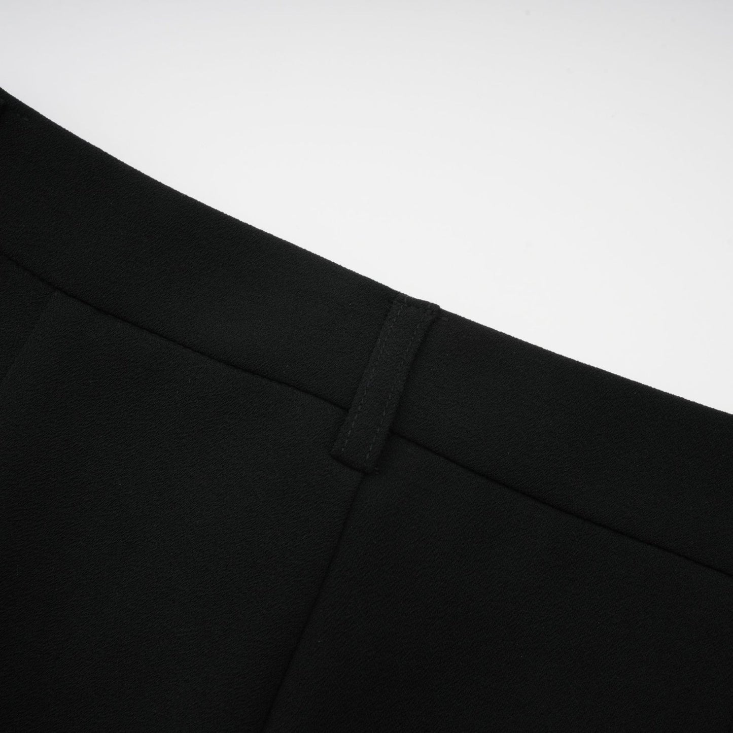 Suzanne black pleated jacket trousers matching set