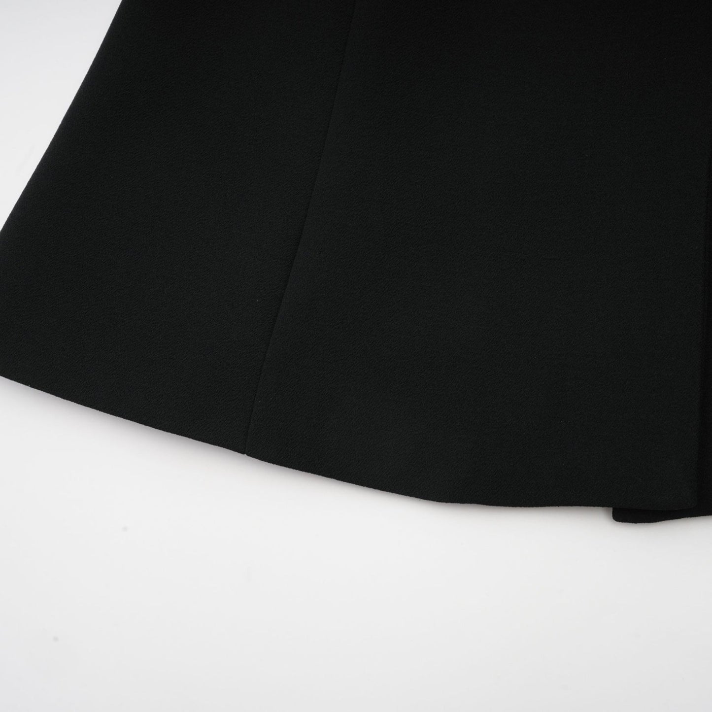 Suzanne black pleated jacket trousers matching set