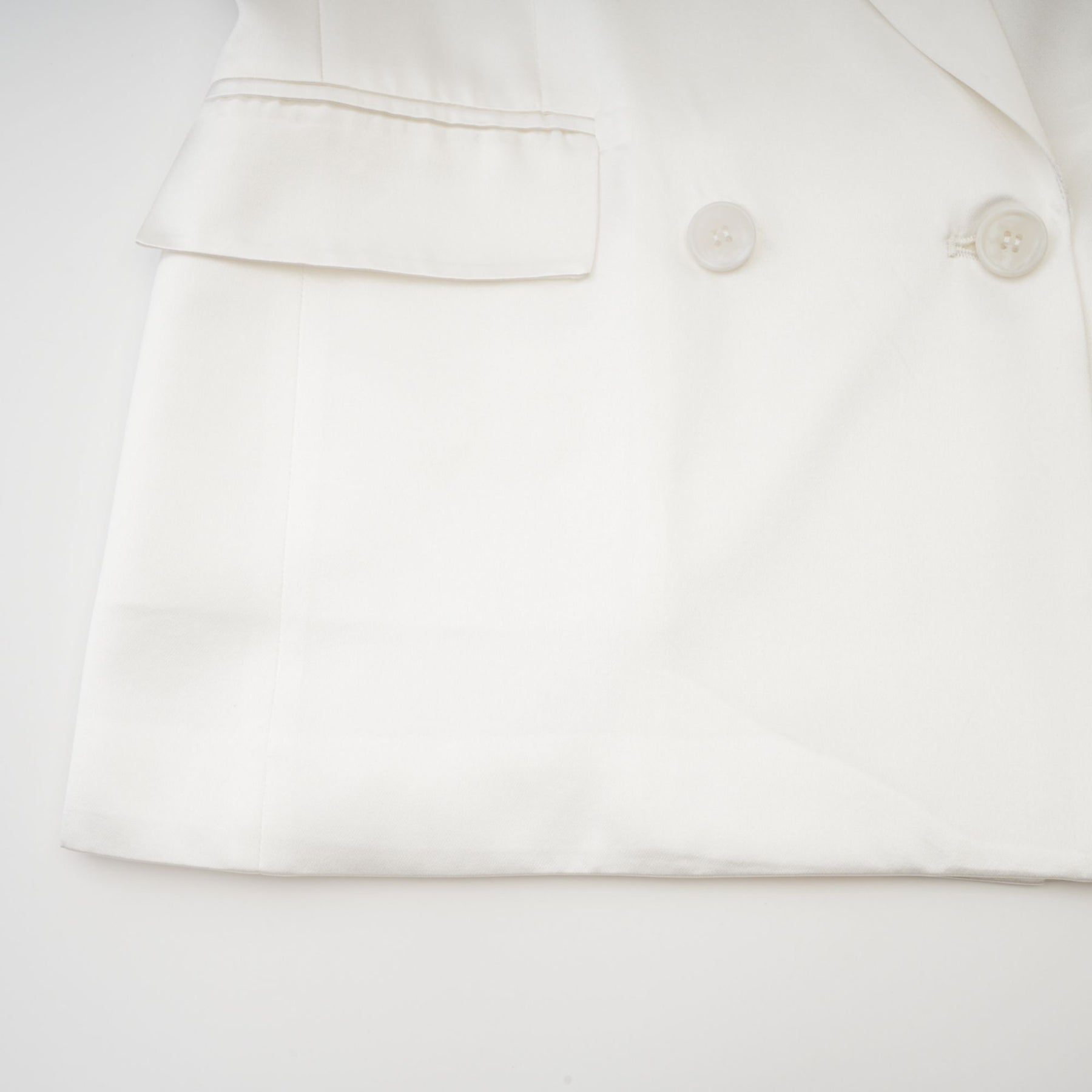 Sylvie white doublebreasted blazer