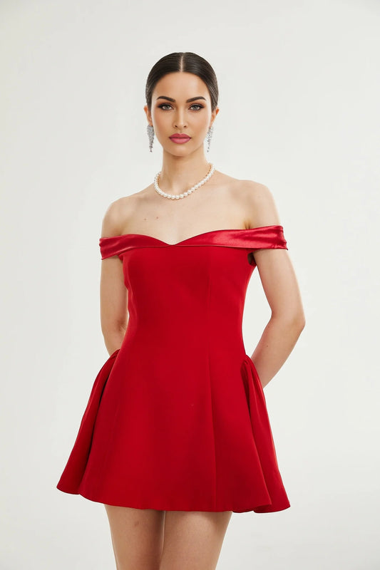 Tana offshoulder mini dress