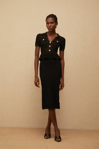 Black Midi Dress