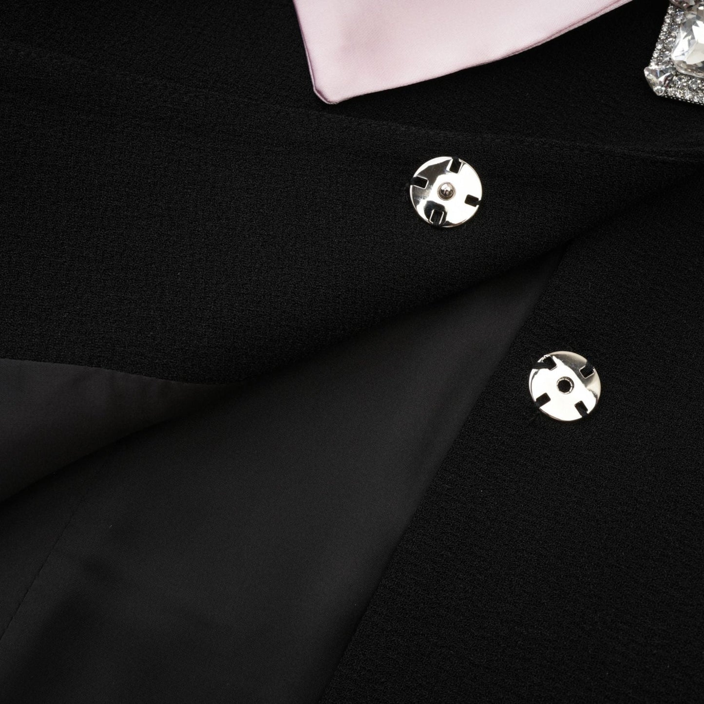 Uaine black jacket  skirt matching set