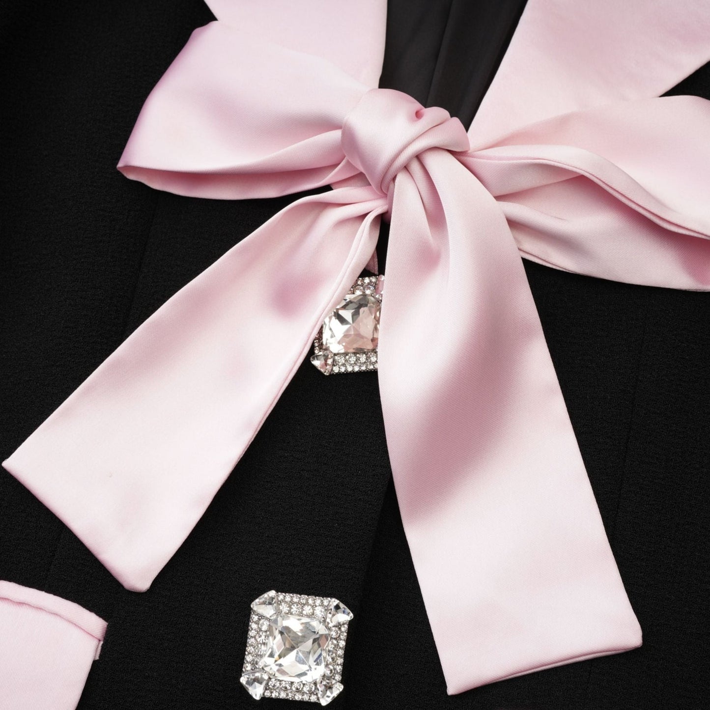 Uaine black jacket  skirt matching set