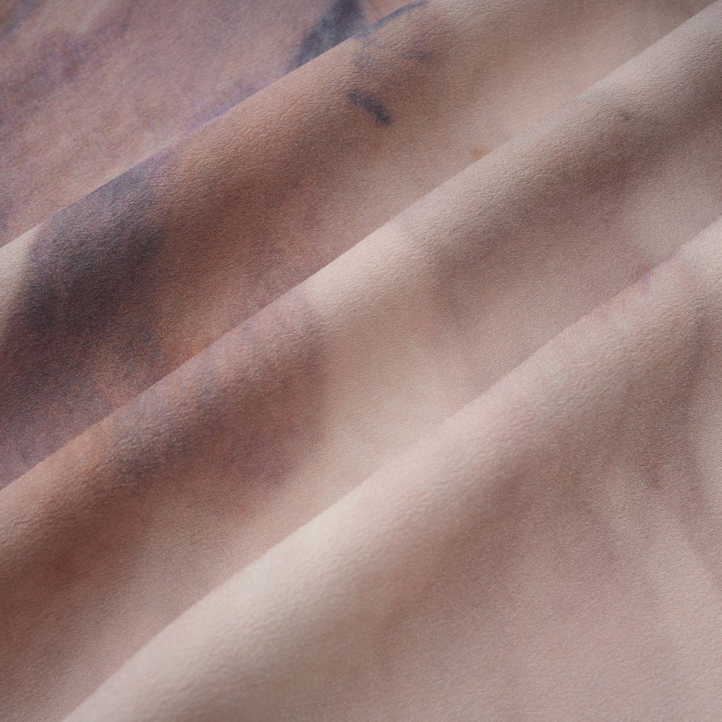 Urbaine smudged graffitiprint silk midi dress