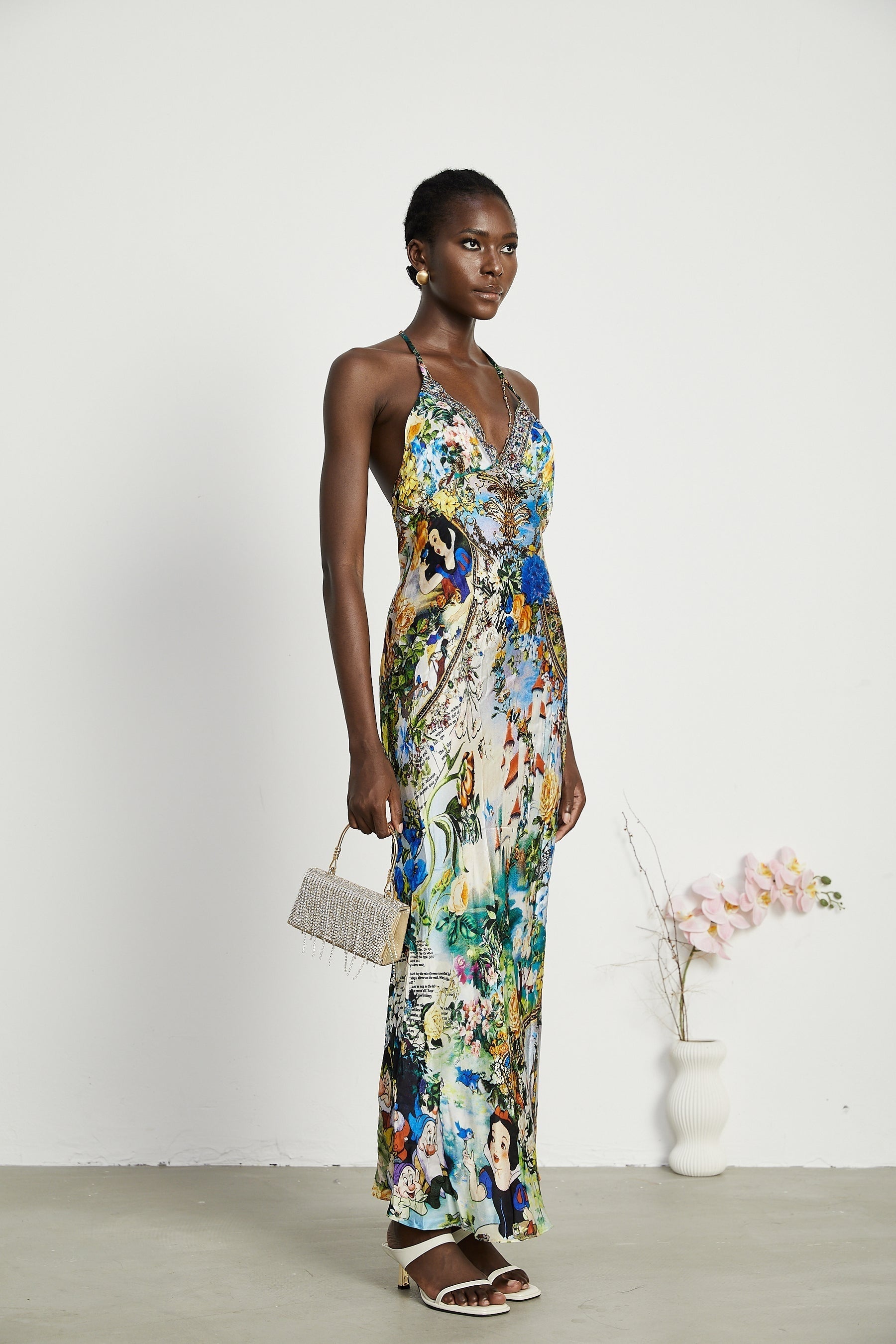 Valérie chainembellished maxi dress