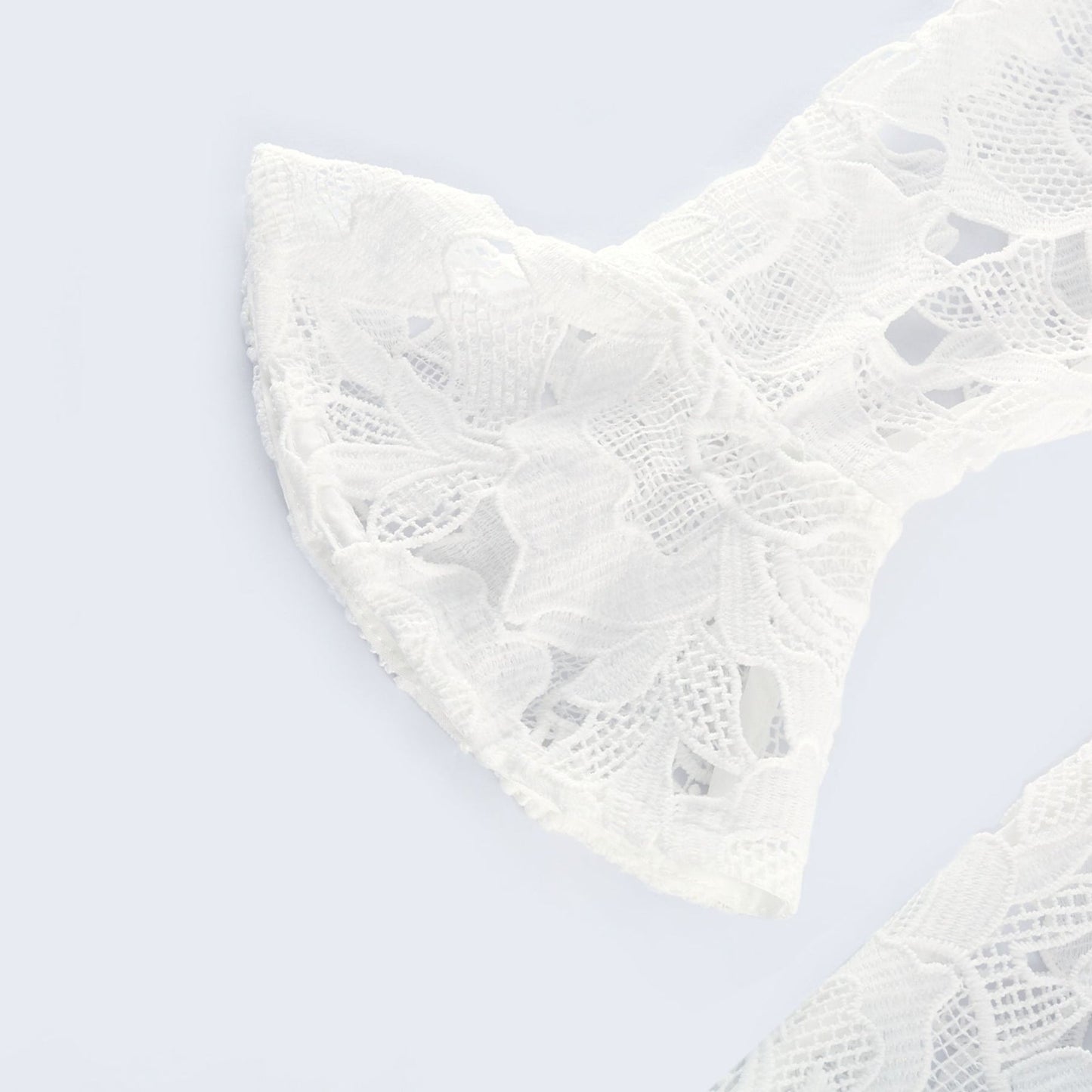 White floral embroidered midi dress by Noemie