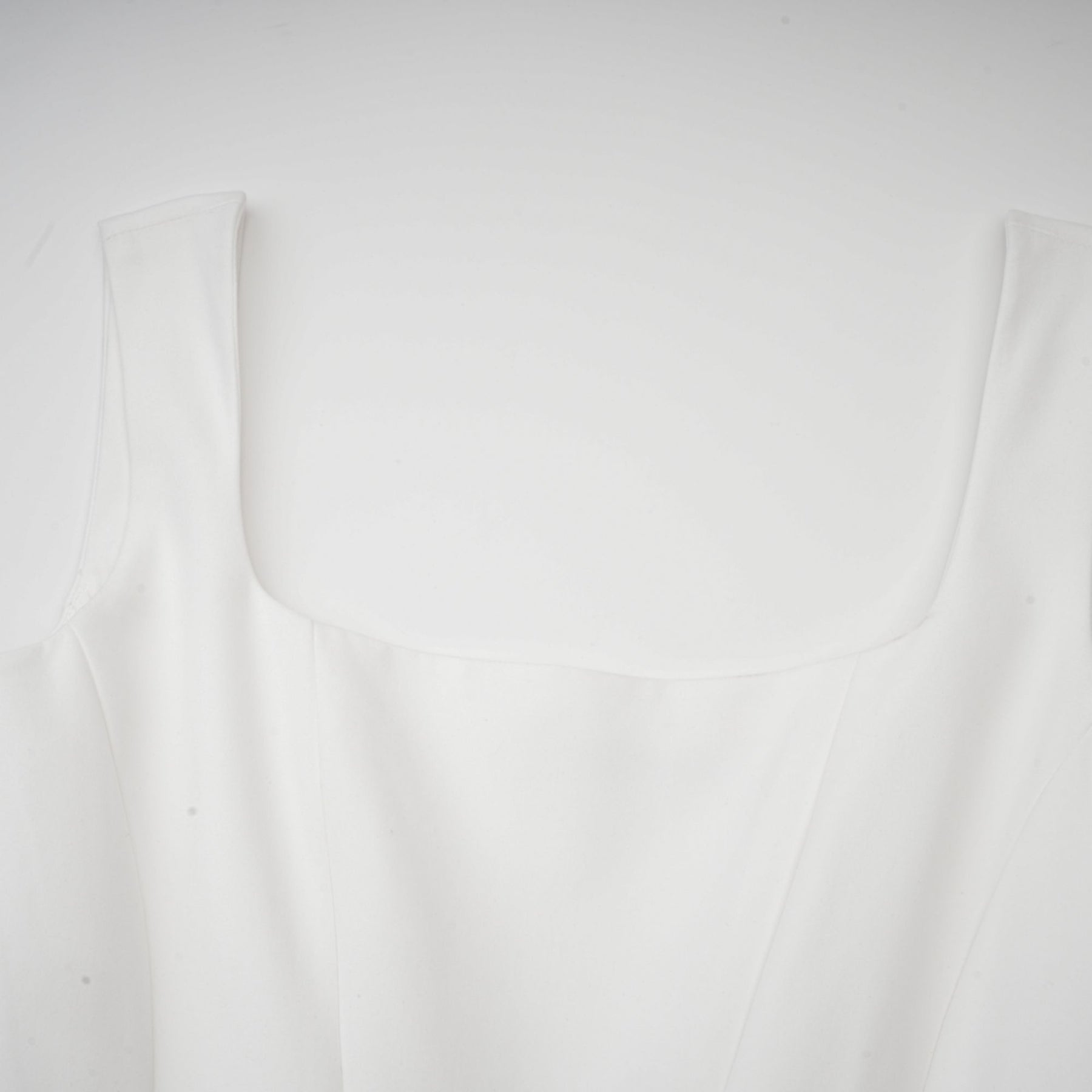 White pleated corset dress named Sadie