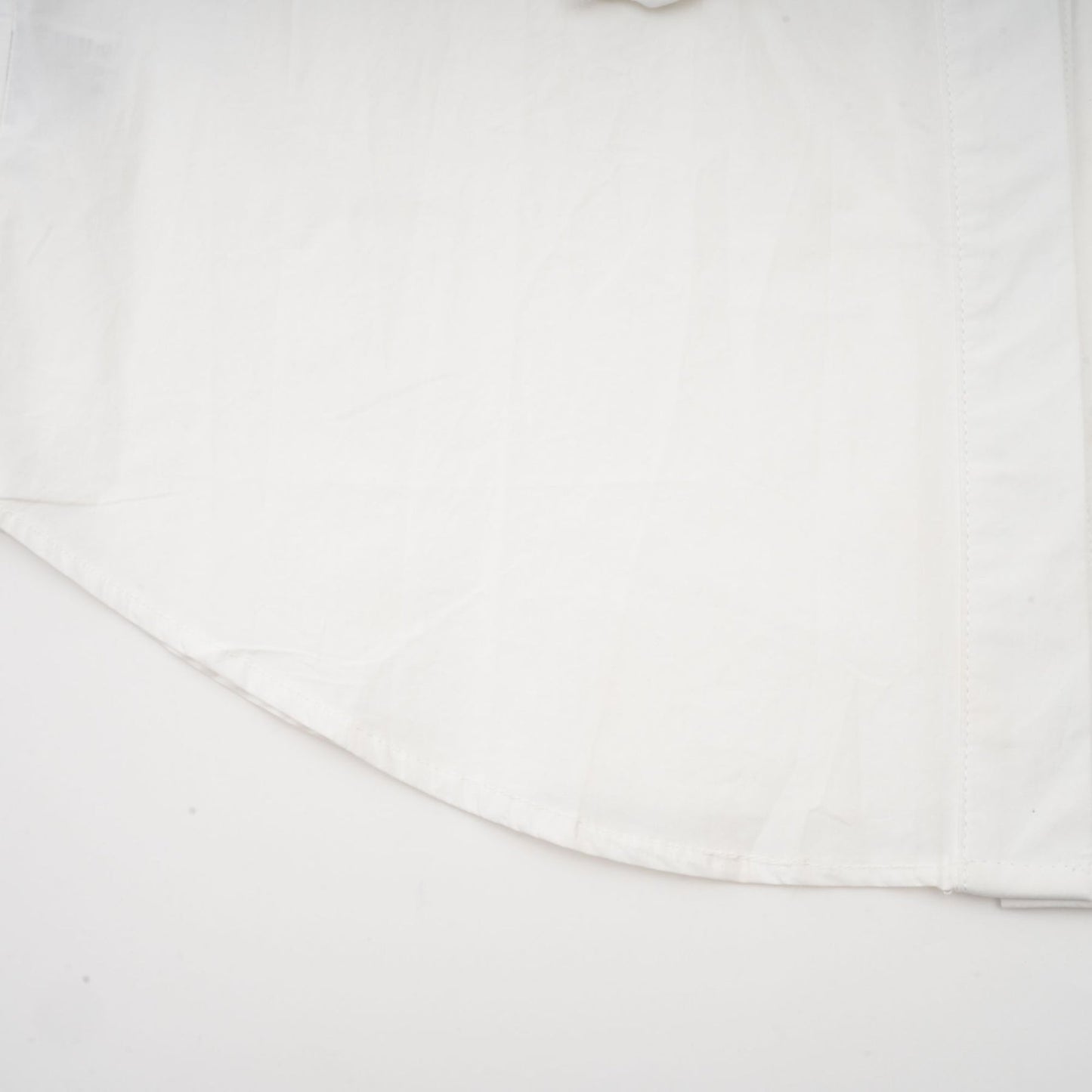 White shirt with floral pattern and cut out details named Rosalie