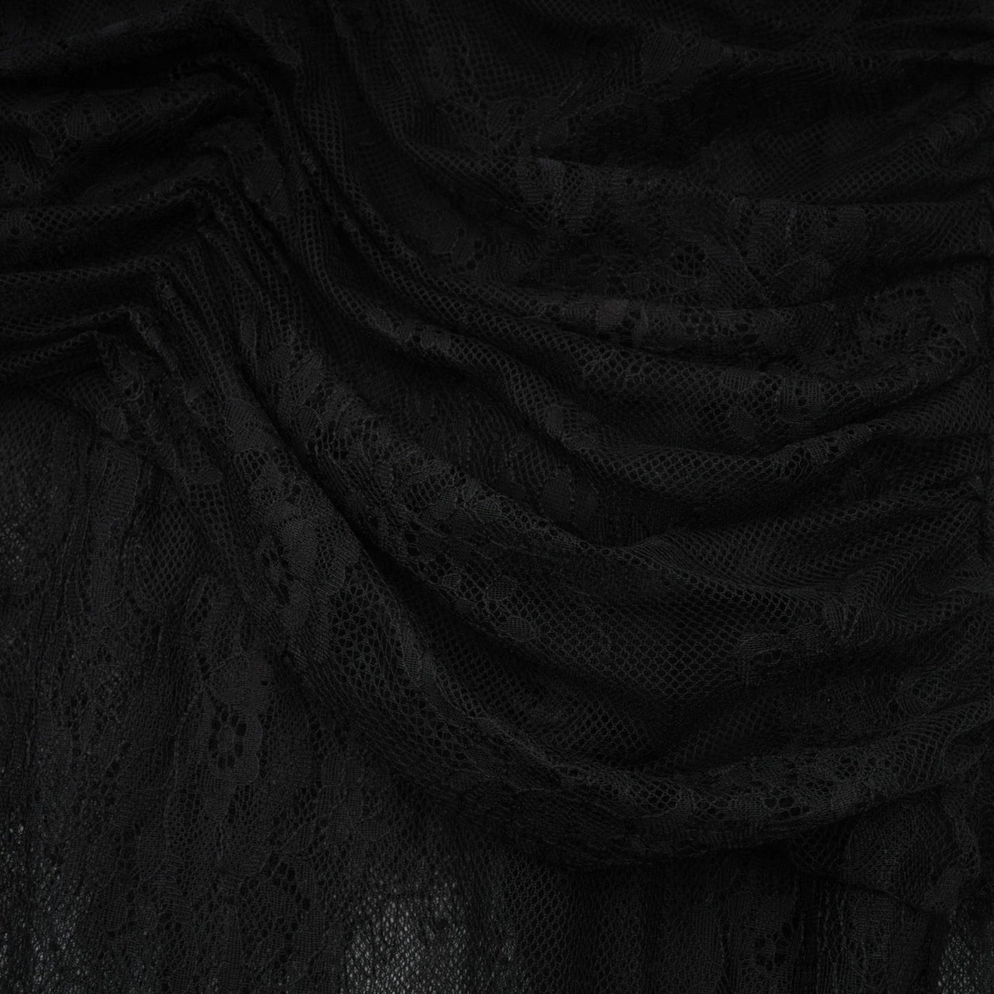 Black one shoulder dress with long sleeves lace embroidery asymmetric design cutout detailing and side high slit