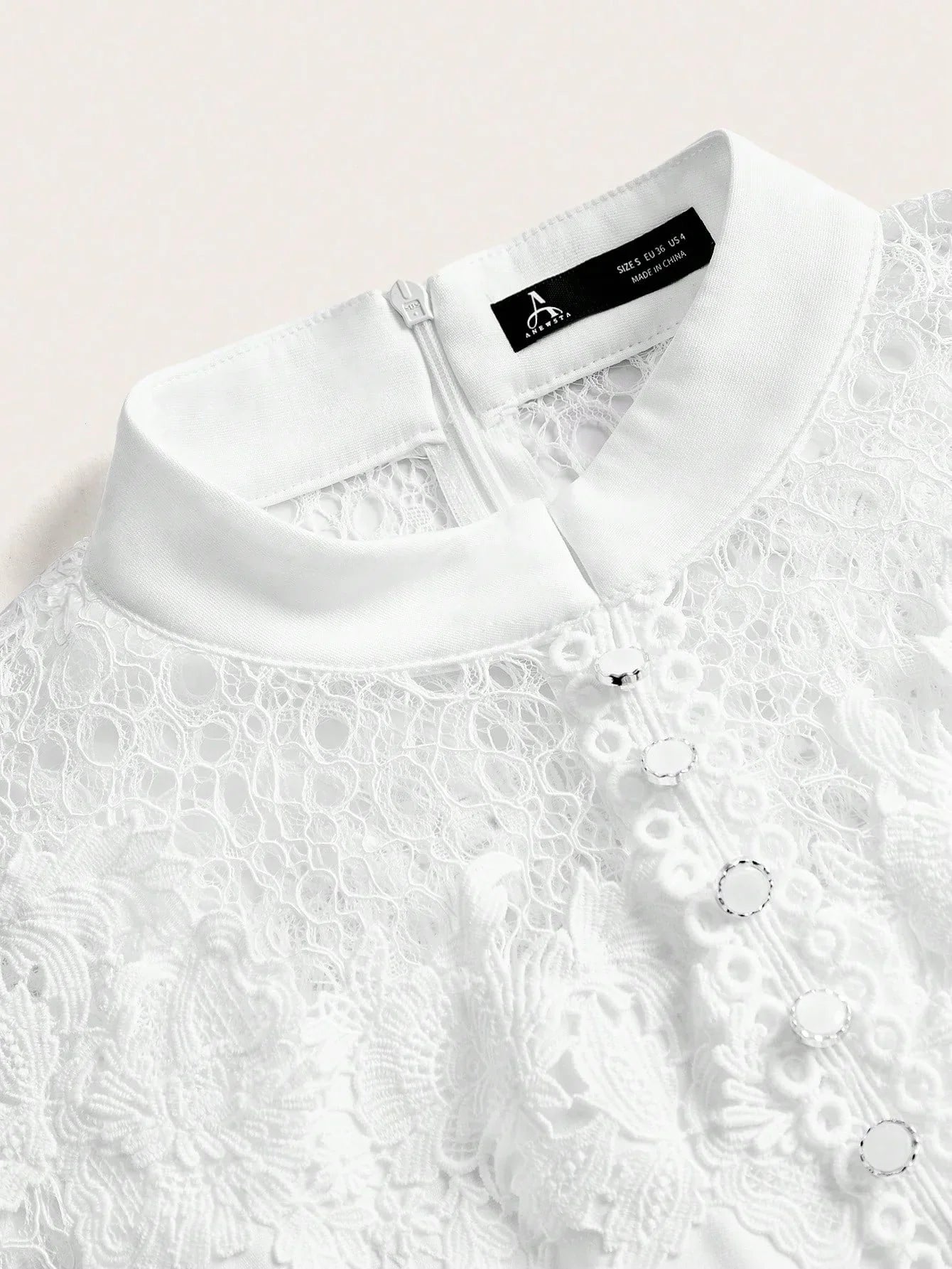 Women Lace Style Long Sleeve Dress Spring Outfits For Women