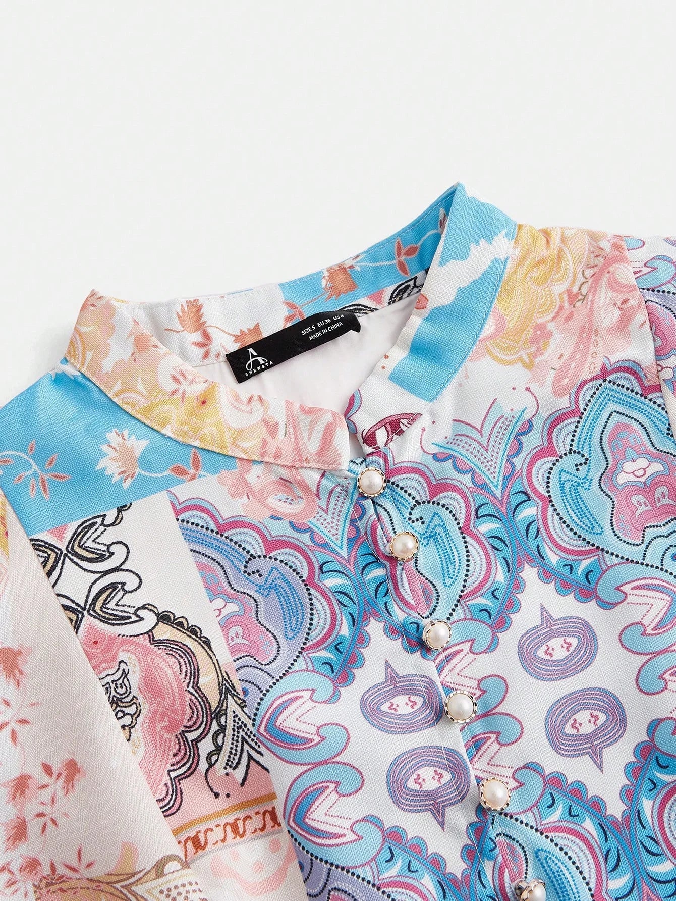 Womens Elegant Floral Print MidLength Dress Suitable For SpringAutumn