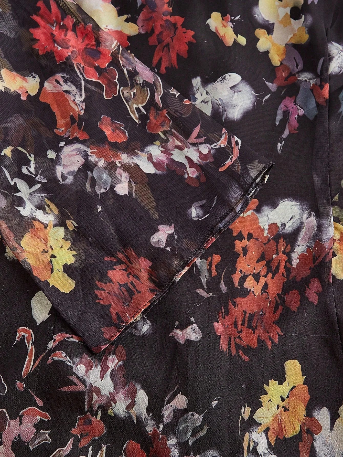 Womens Floral Print Long Sleeve Dress Elegant amp Fashionable Country Style Resort Dress