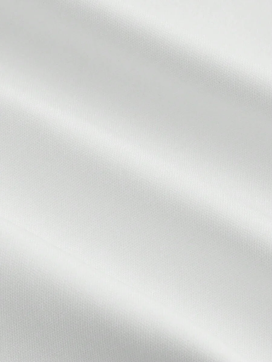 Womens HighWaisted Elegant White Contrast Striped Straight Pants Elegant Straight Pants Small Style