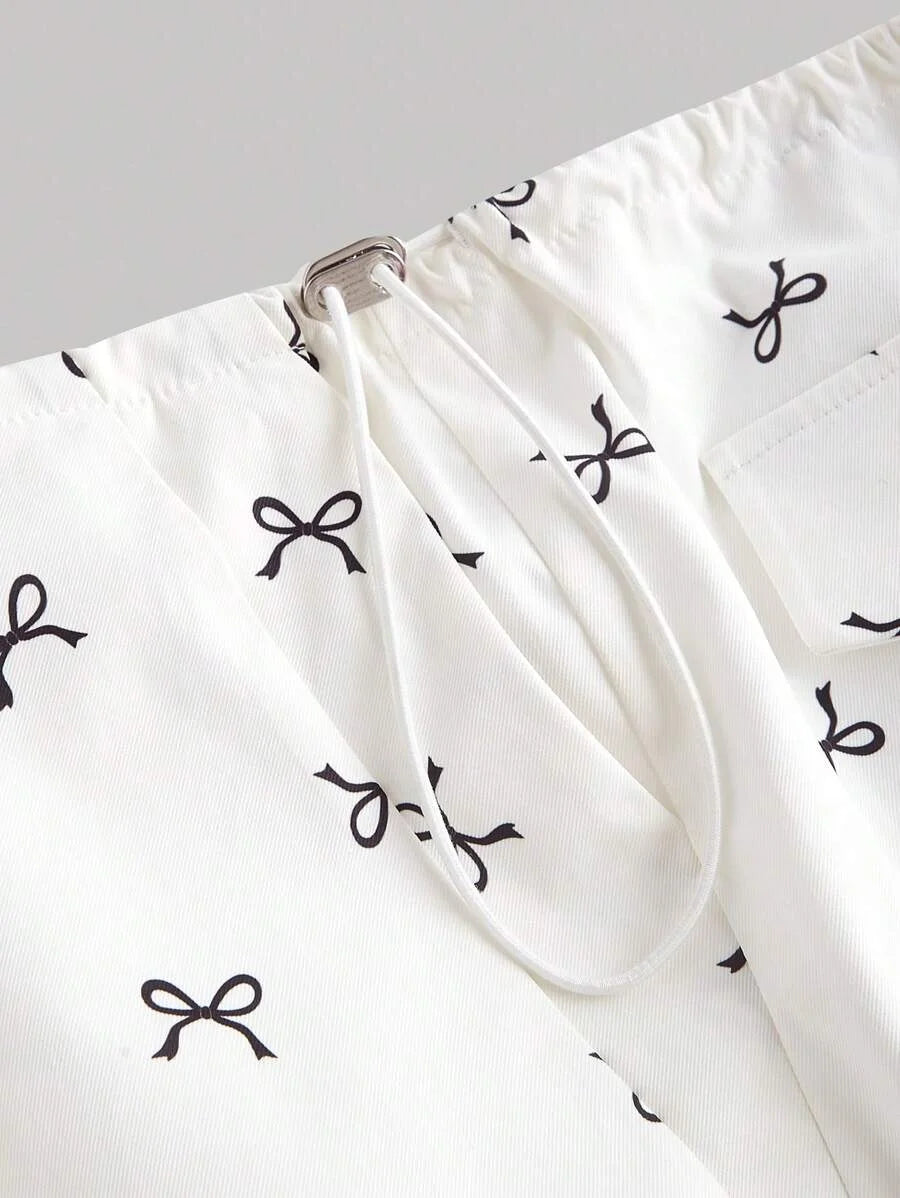 Womens Low Waist Cargo Pants With Pocket amp Butterfly Print Spring BreakSummer Outfits For
