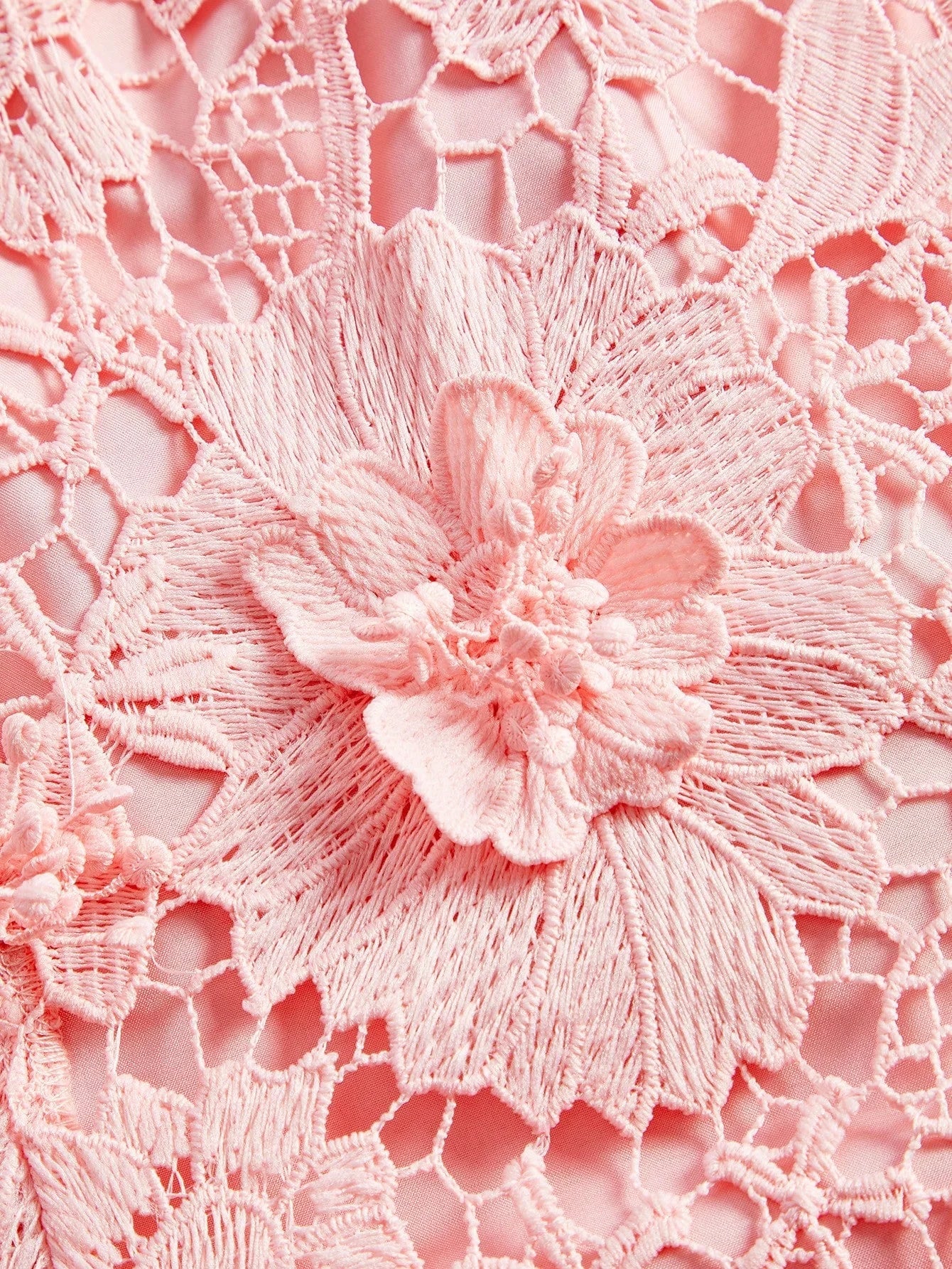 Womens Summer New Arrival Party amp Fashion 3D Floral Lace Dress